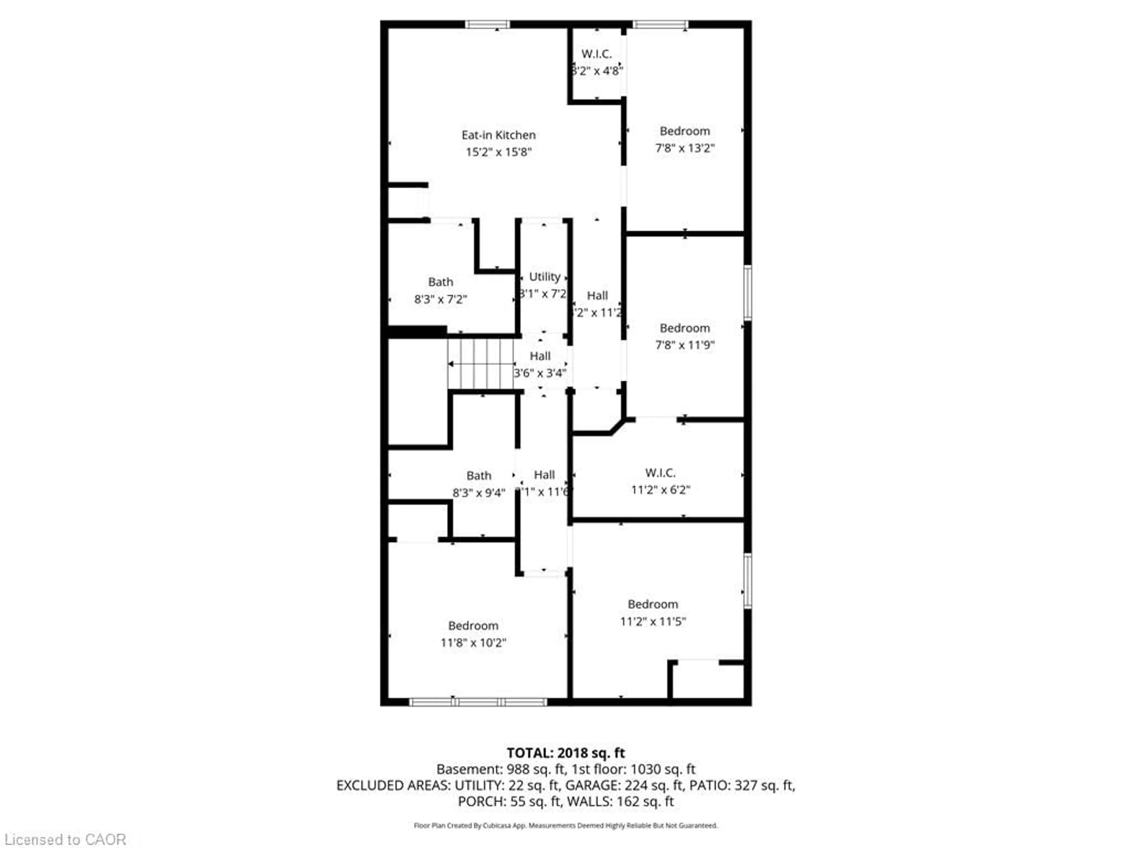 Floor plan for Rd, Hamilton Ontario L9C 1W2