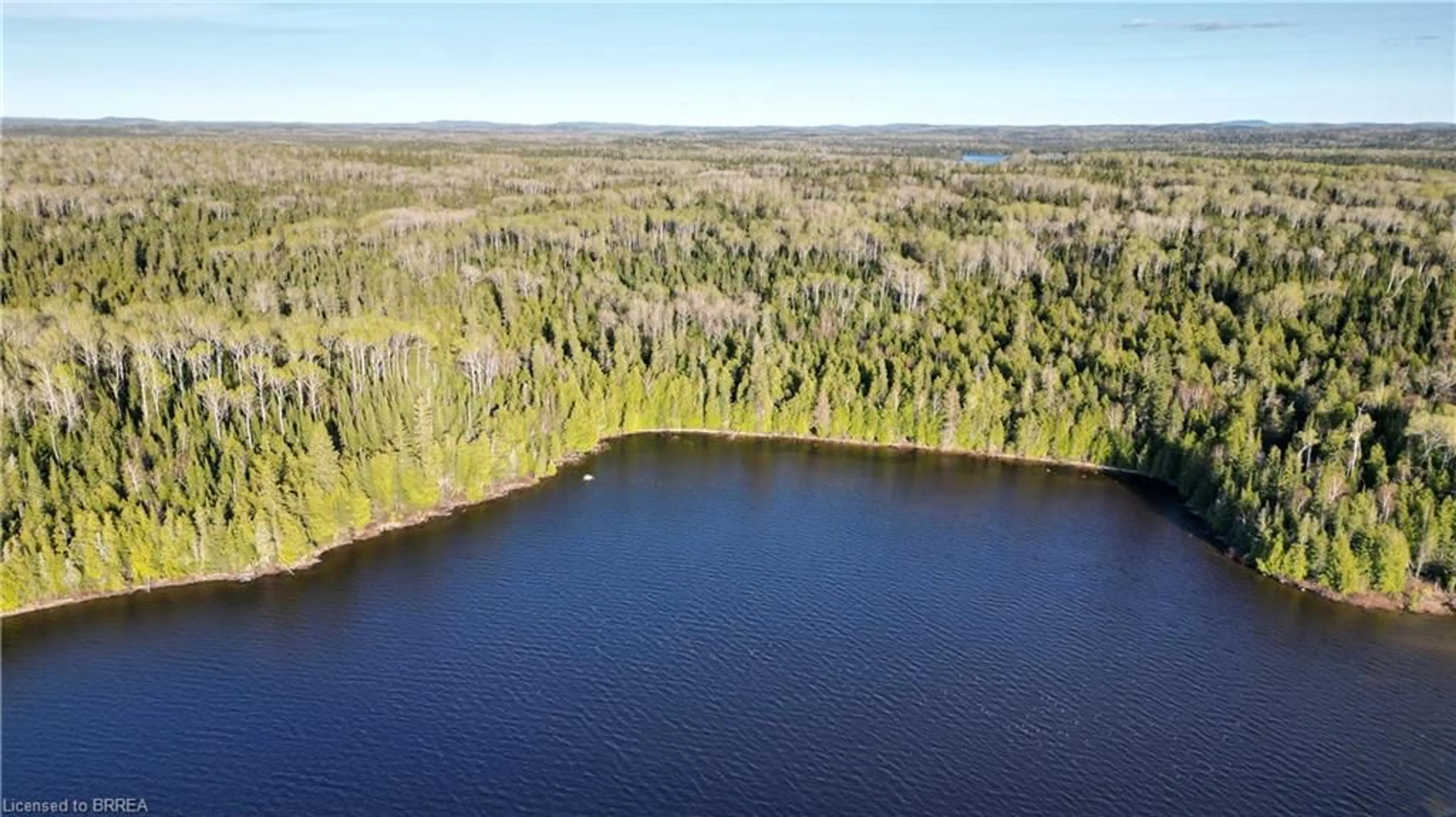 A pic from outside/outdoor area/front of a property/back of a property/a pic from drone, water/lake/river/ocean view for PCL 7877 CORESH Dog Lake Bay, Missanabie Ontario P0M 2H0