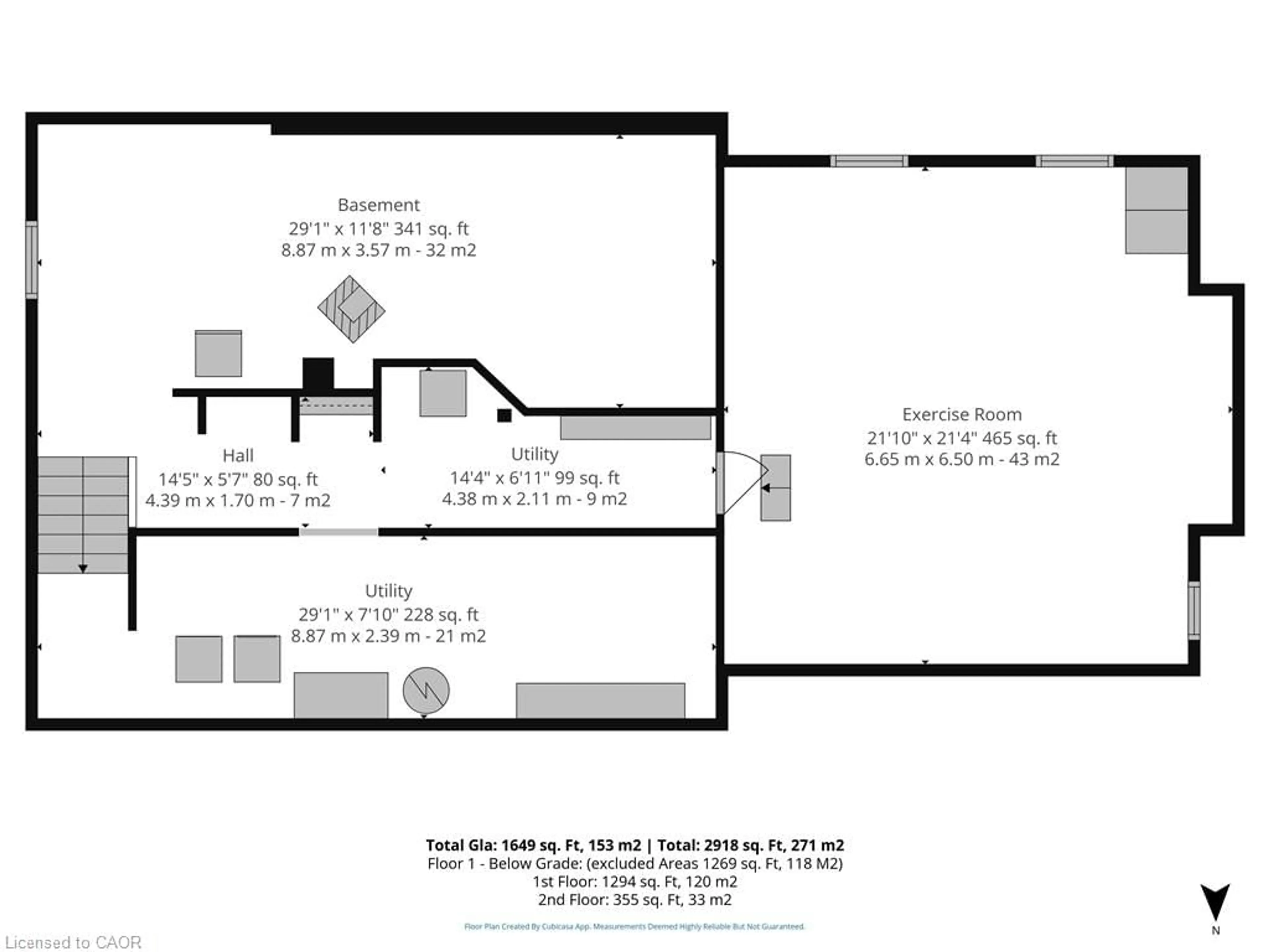 Floor plan for Dunnville Ontario N1A 2W3
