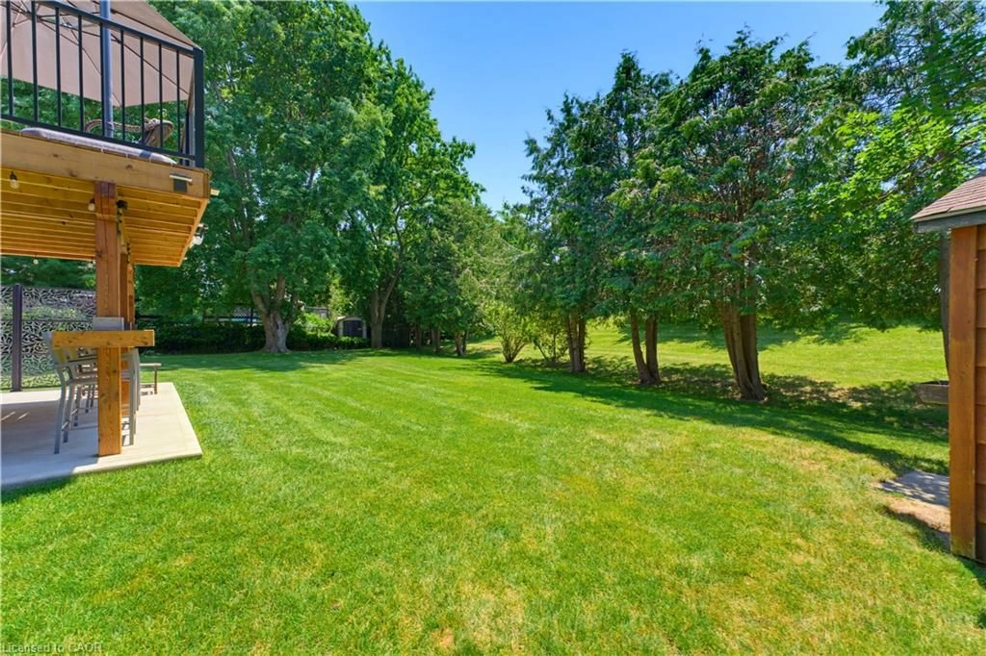 Patio, forest/trees view for Pl, Cambridge Ontario N1S 4V8