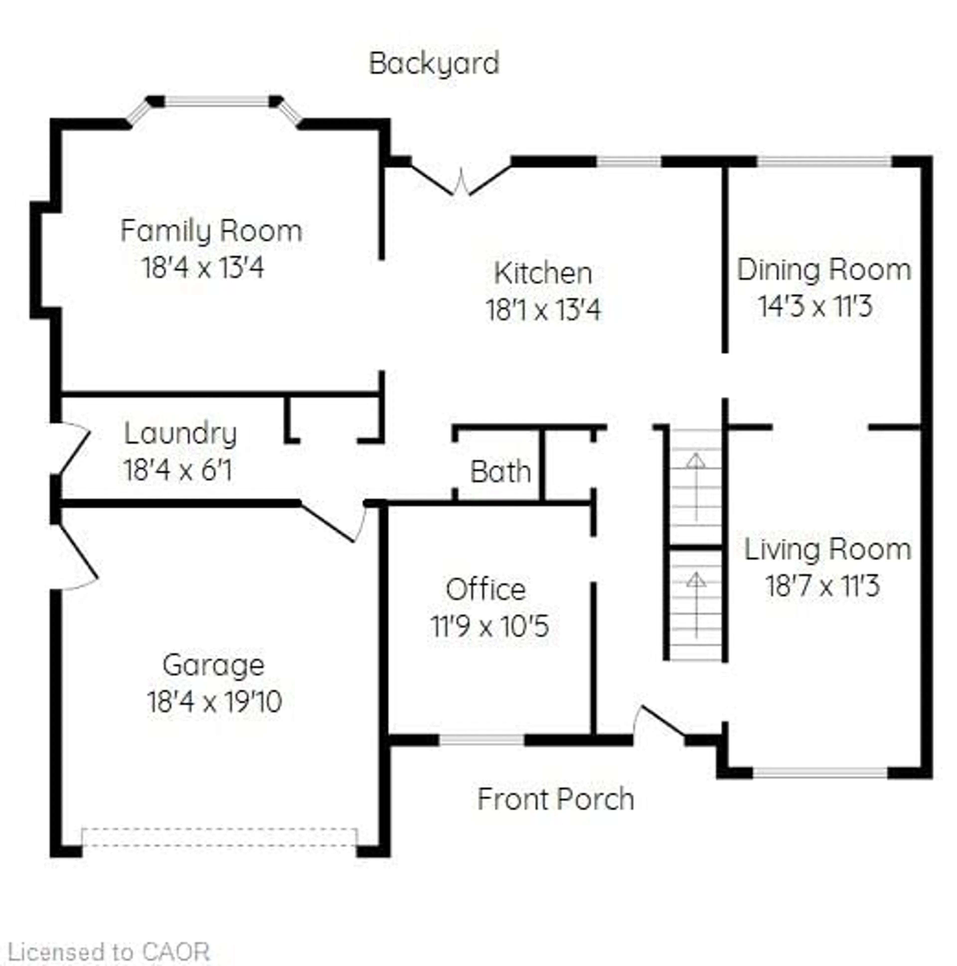Floor plan for Dr, Ancaster Ontario L9G 3Z9