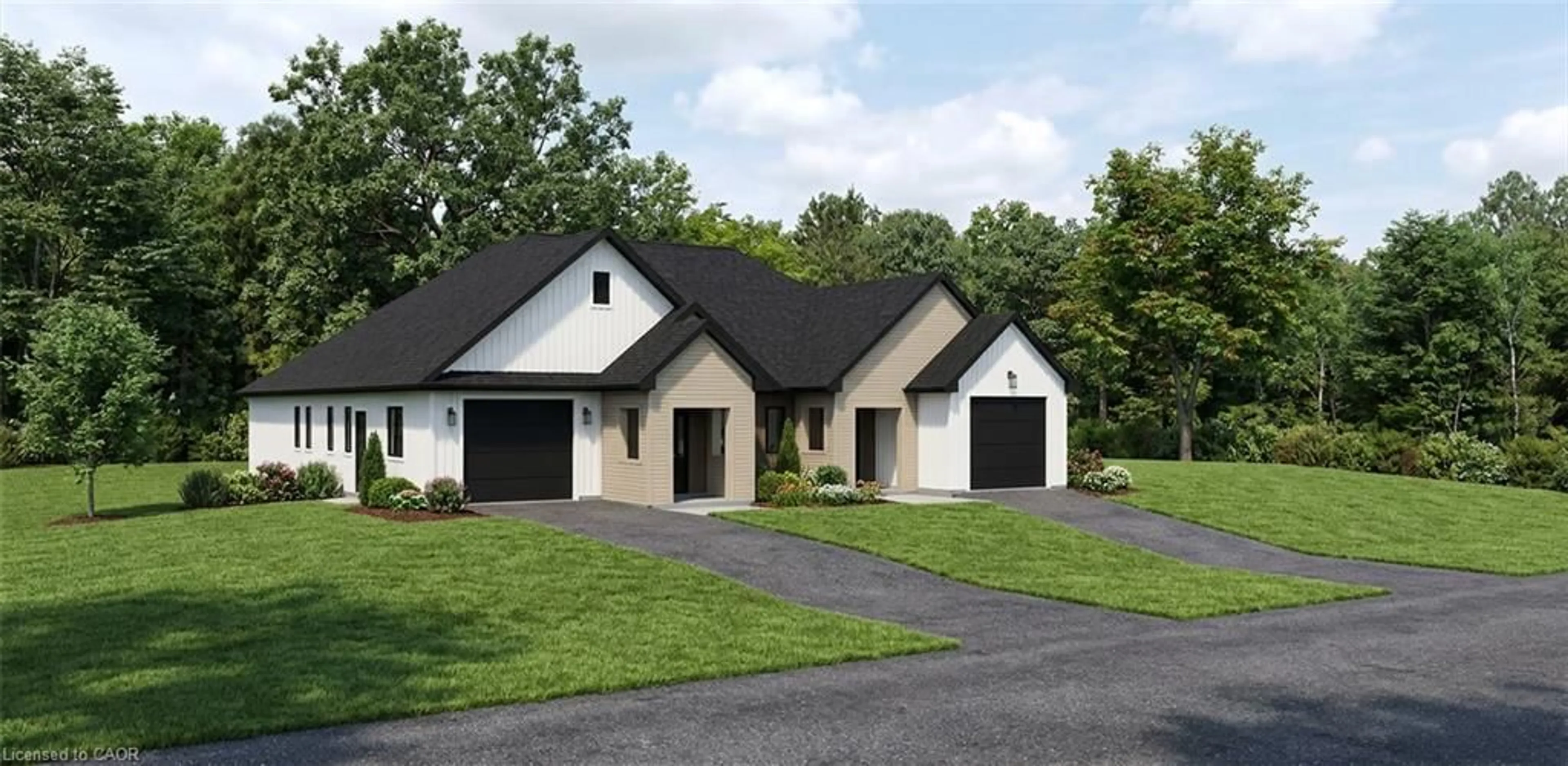 Home with vinyl exterior material, street for 13 Cobalt St #A, Perth East Ontario N3G 1M0
