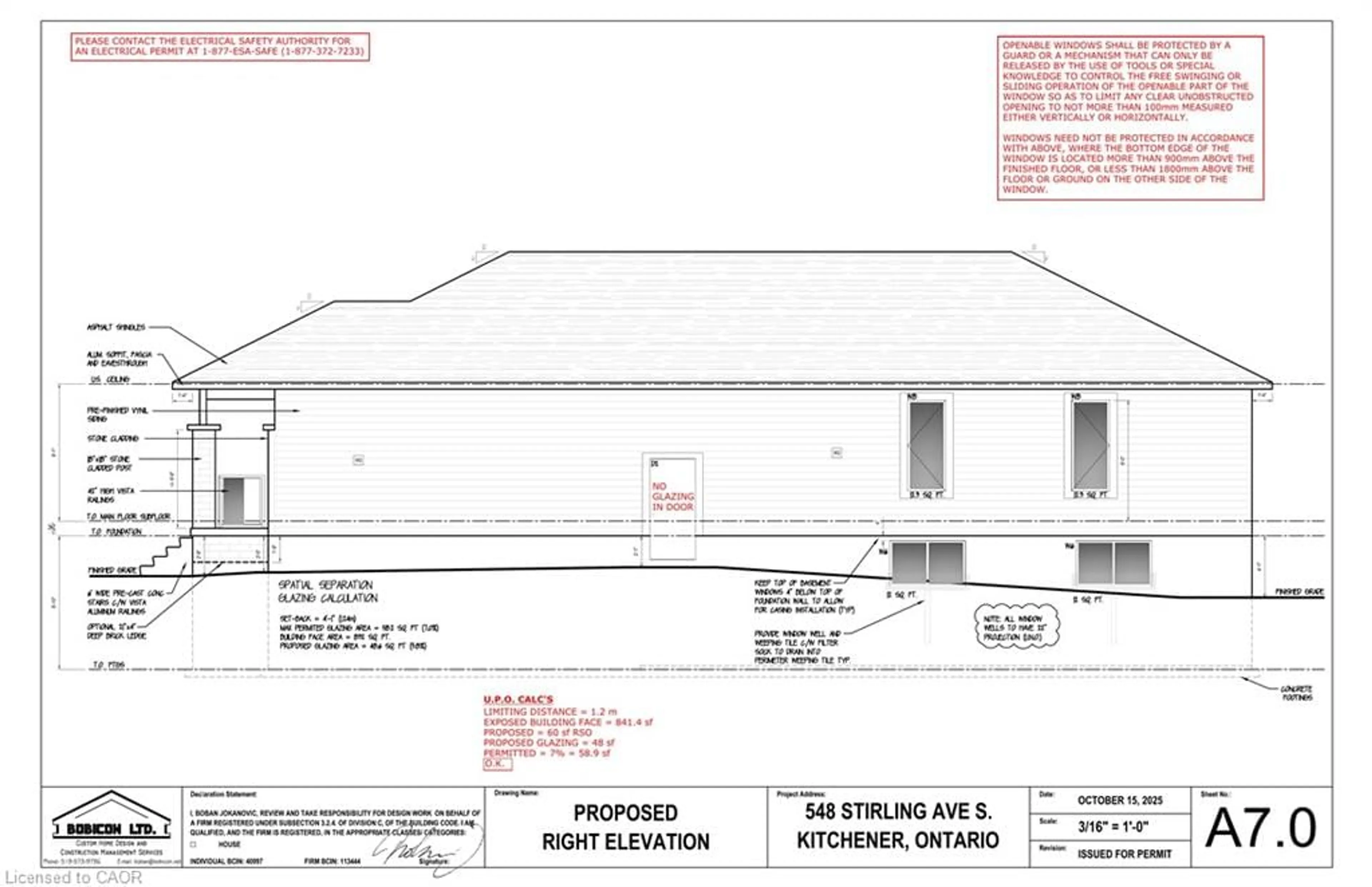 Floor plan for 548 Stirling Ave, Kitchener Ontario N2M 3J6