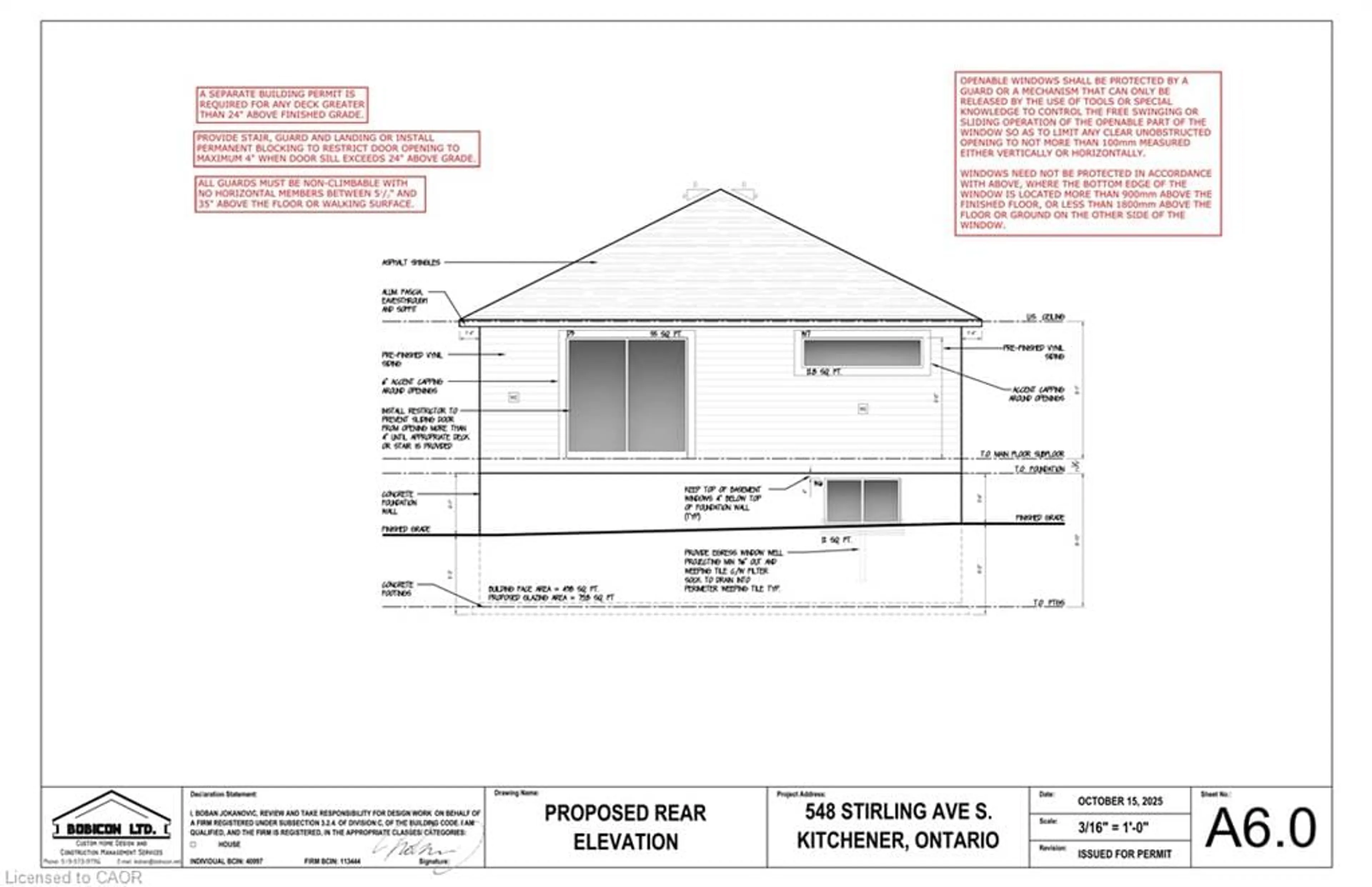 Floor plan for 548 Stirling Ave, Kitchener Ontario N2M 3J6