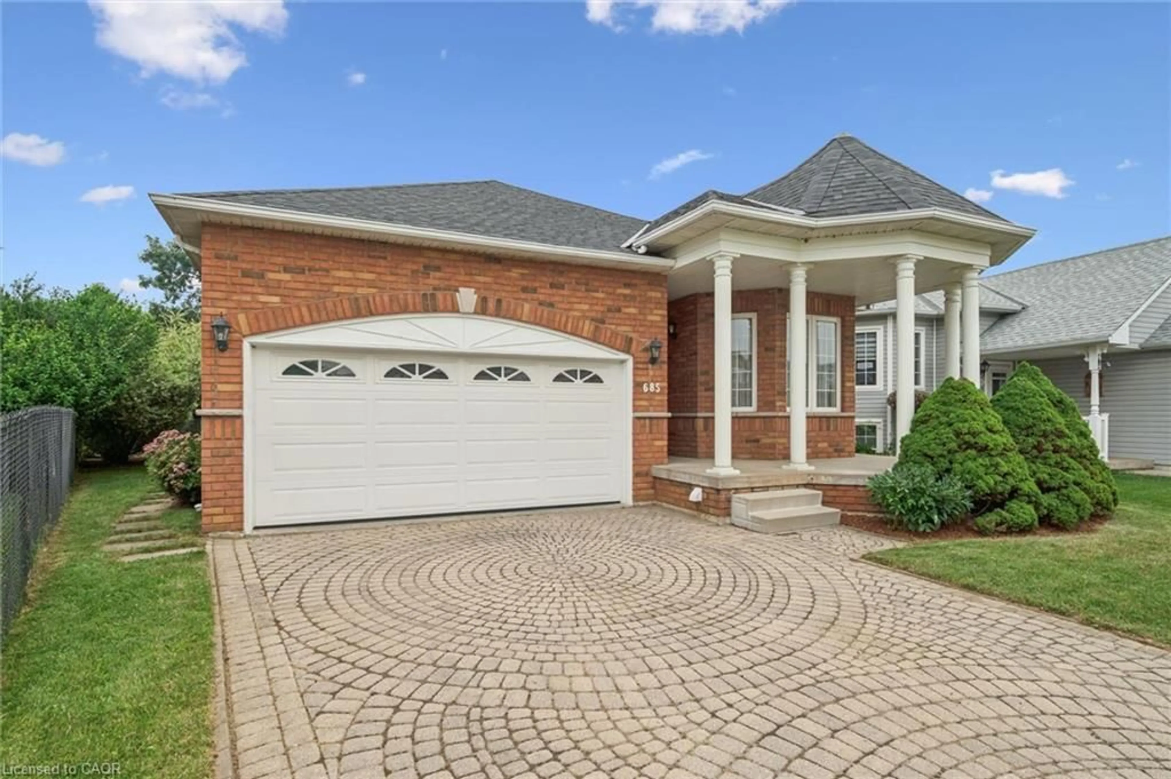 Home with brick exterior material, street for 685 Langlaw Dr, Cambridge Ontario N1P 1H3