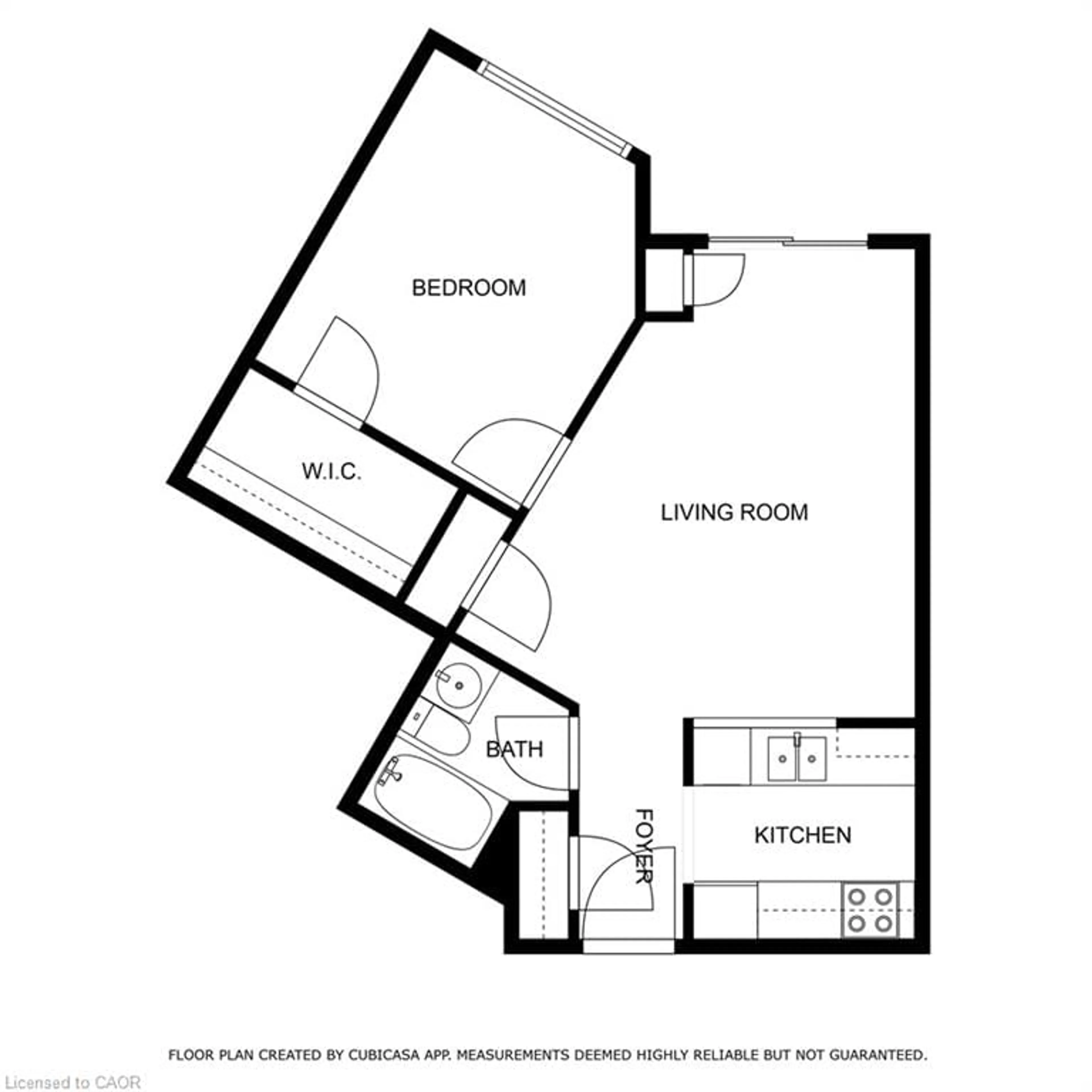 Floor plan for 700 Humberwood Blvd #2922, Etobicoke Ontario M9W 7J4