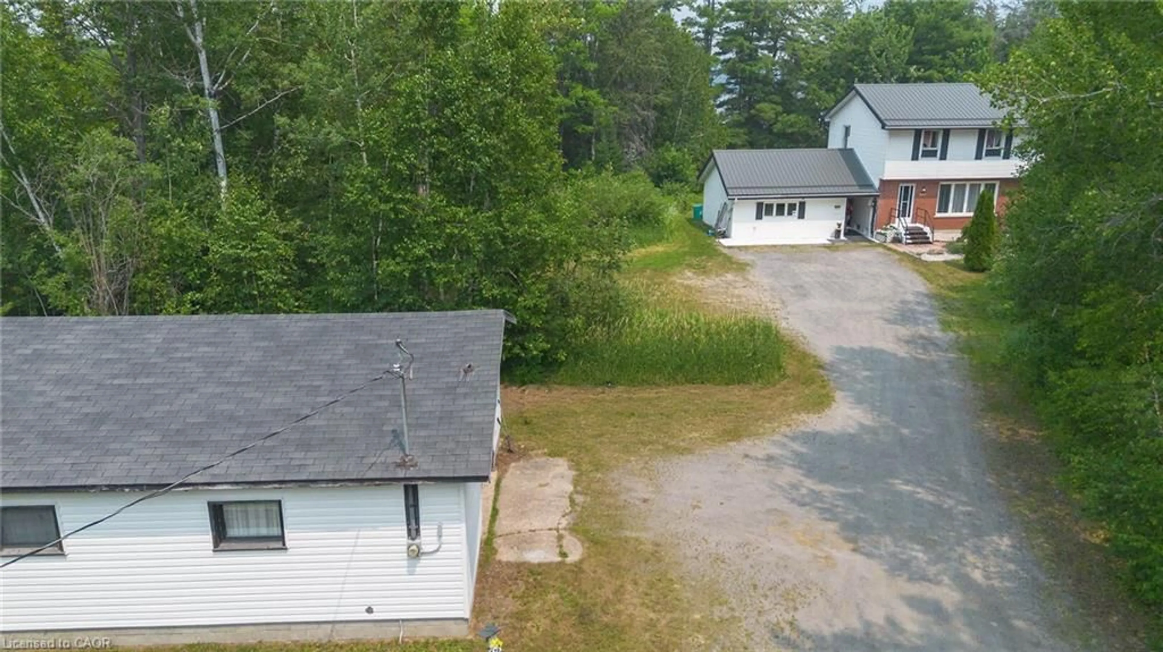 A pic from outside/outdoor area/front of a property/back of a property/a pic from drone, unknown for 1013 Hopkins Hill Rd, Espanola Ontario P5E 1T4
