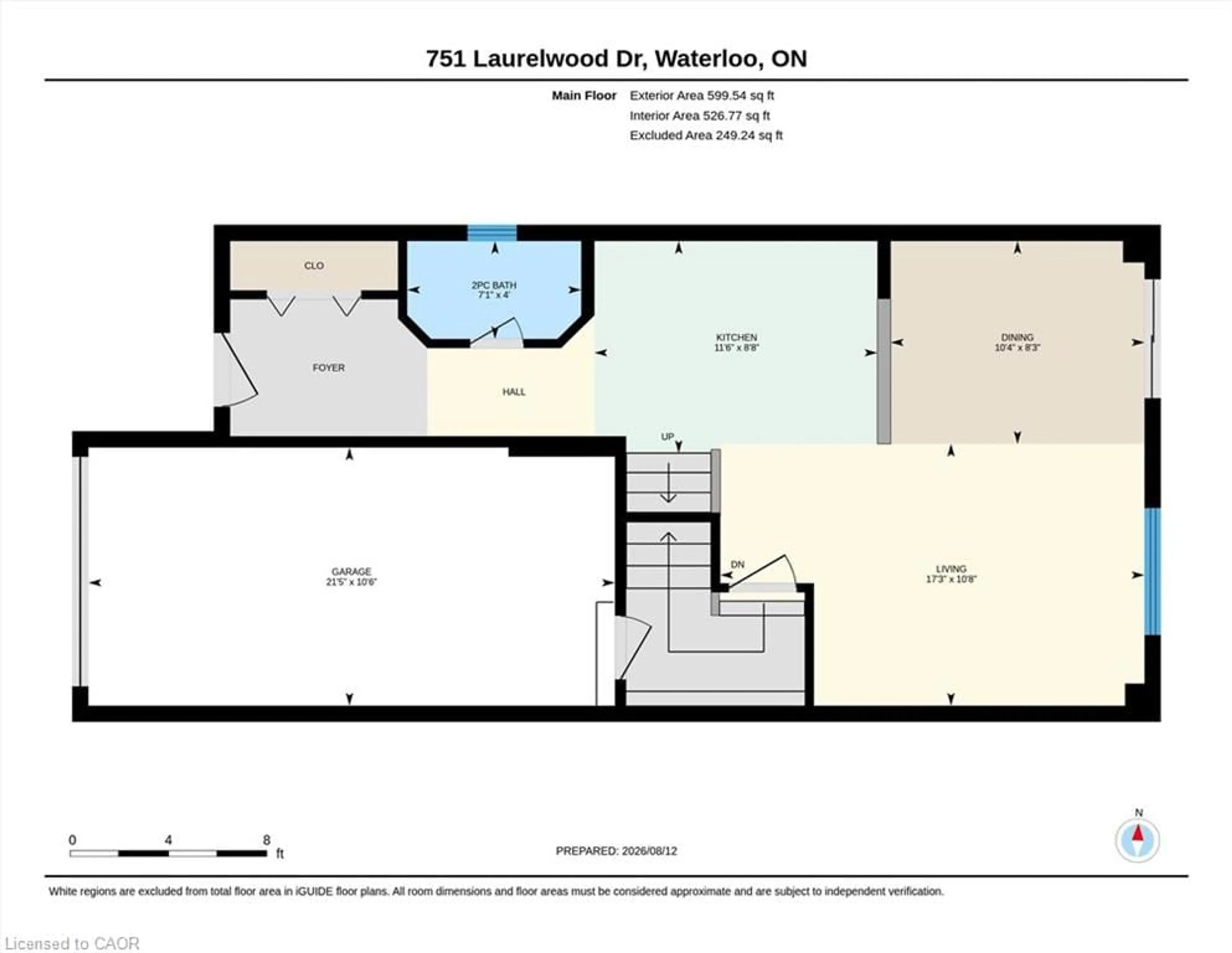 Floor plan for 751 Laurelwood Dr, Waterloo Ontario N2V 2W2