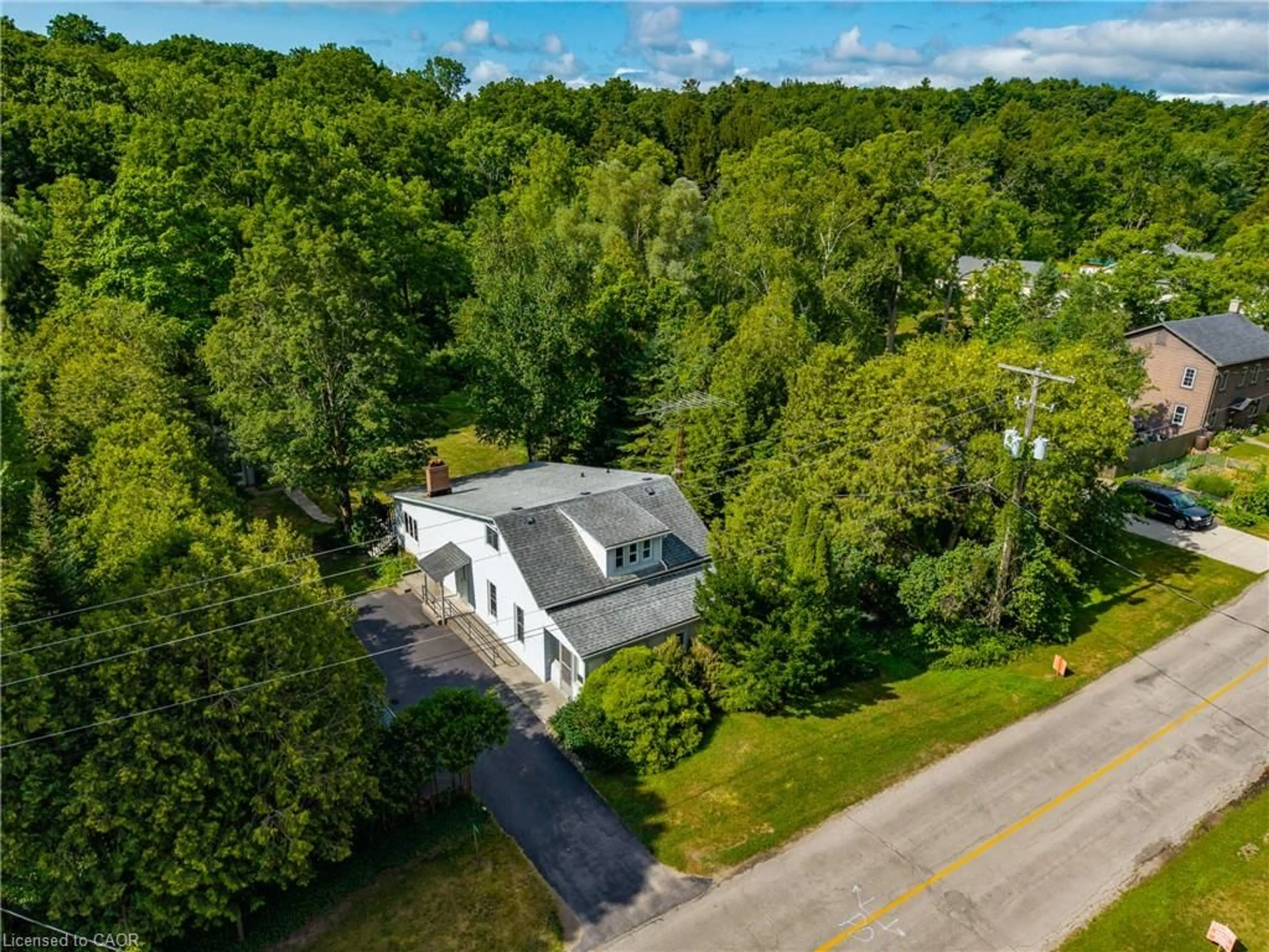 A pic from outside/outdoor area/front of a property/back of a property/a pic from drone, street for 2312 Front Rd, Normandale Ontario N0E 1W0