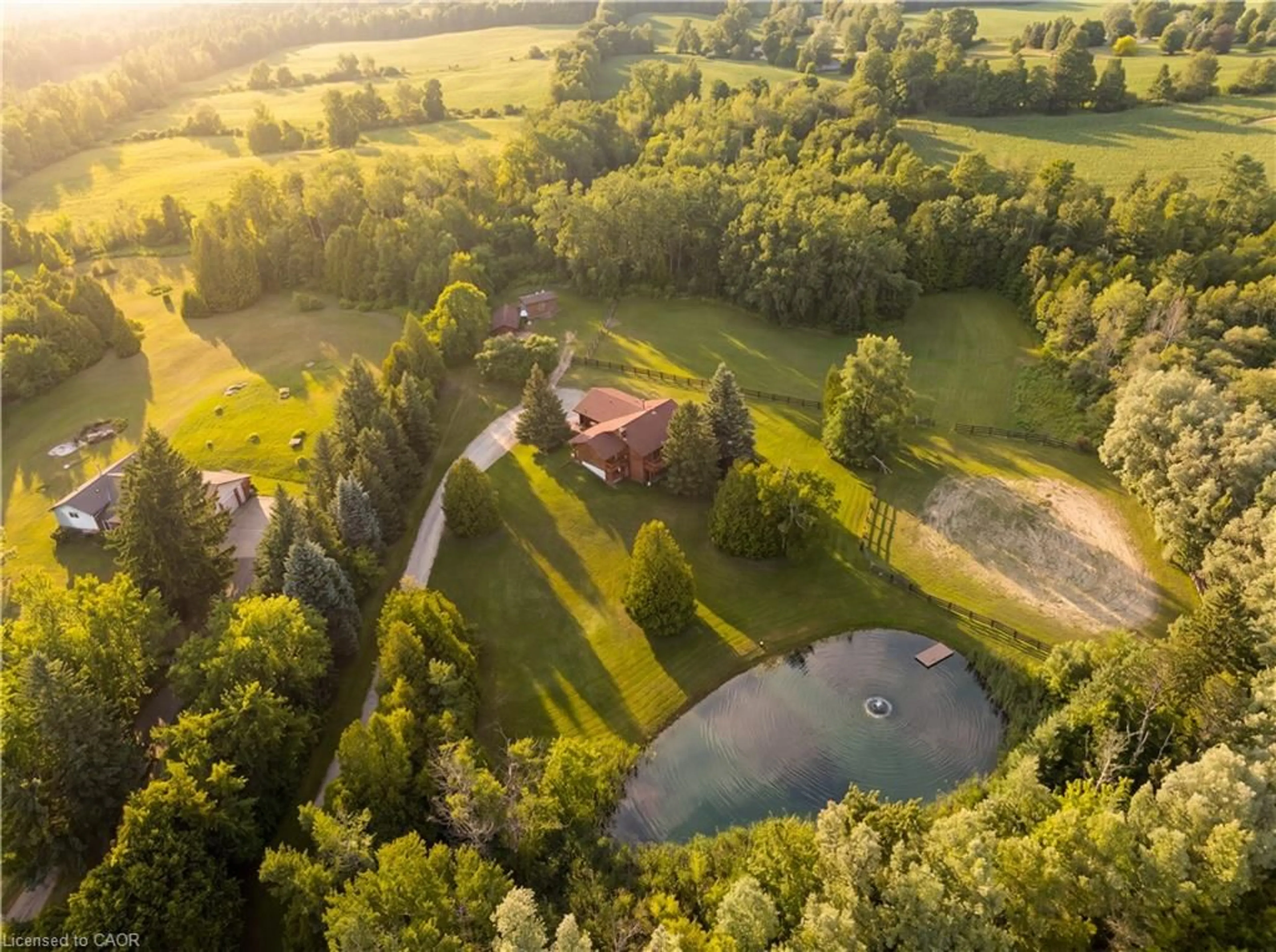 A pic from outside/outdoor area/front of a property/back of a property/a pic from drone, unknown for 12613 Second Line, Milton Ontario L0P 1B0