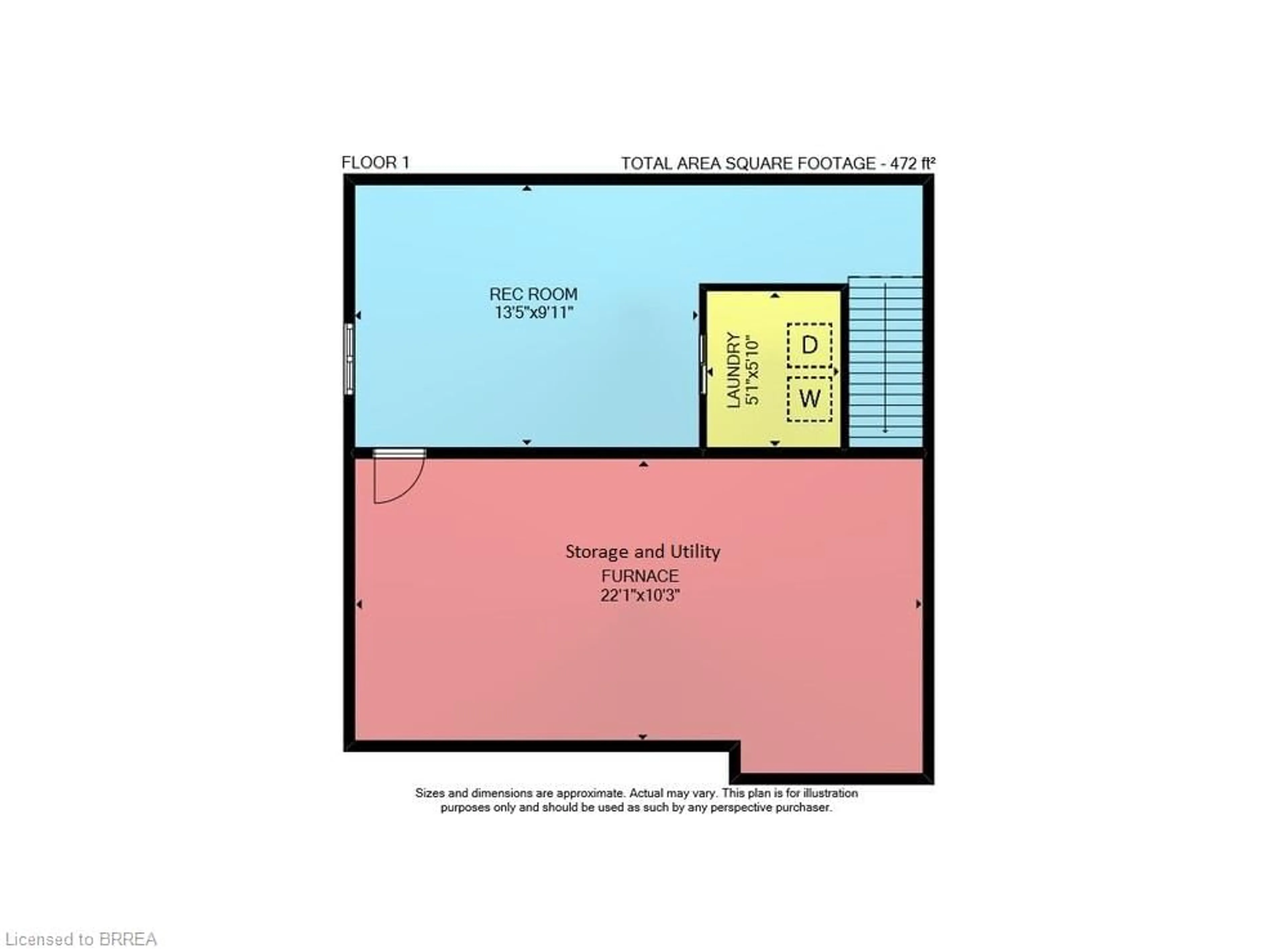 Floor plan for 11 Stirton Ave, Brantford Ontario N3T 1E2