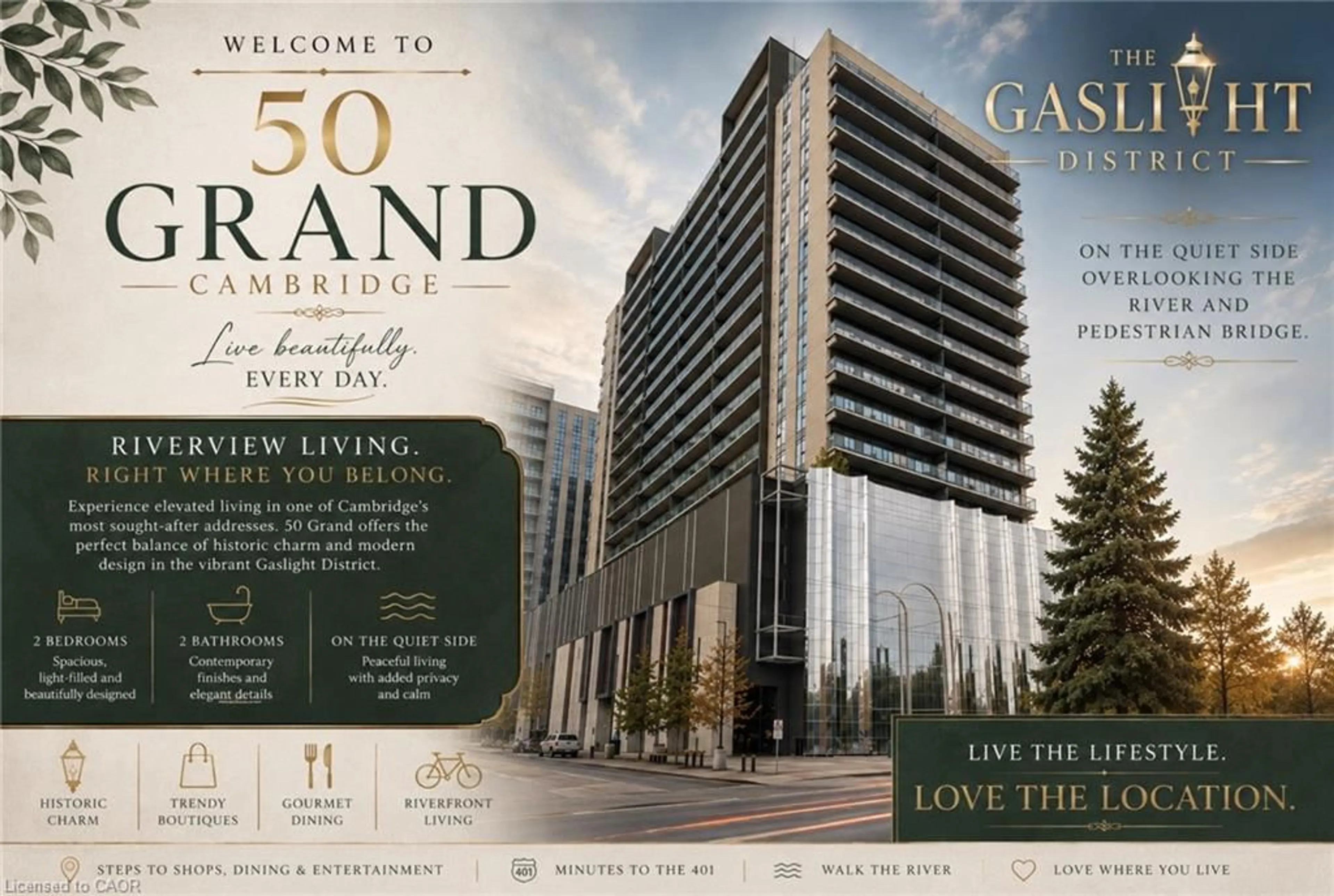 Lobby for 50 Grand Ave #713, Cambridge Ontario N1S 0C2