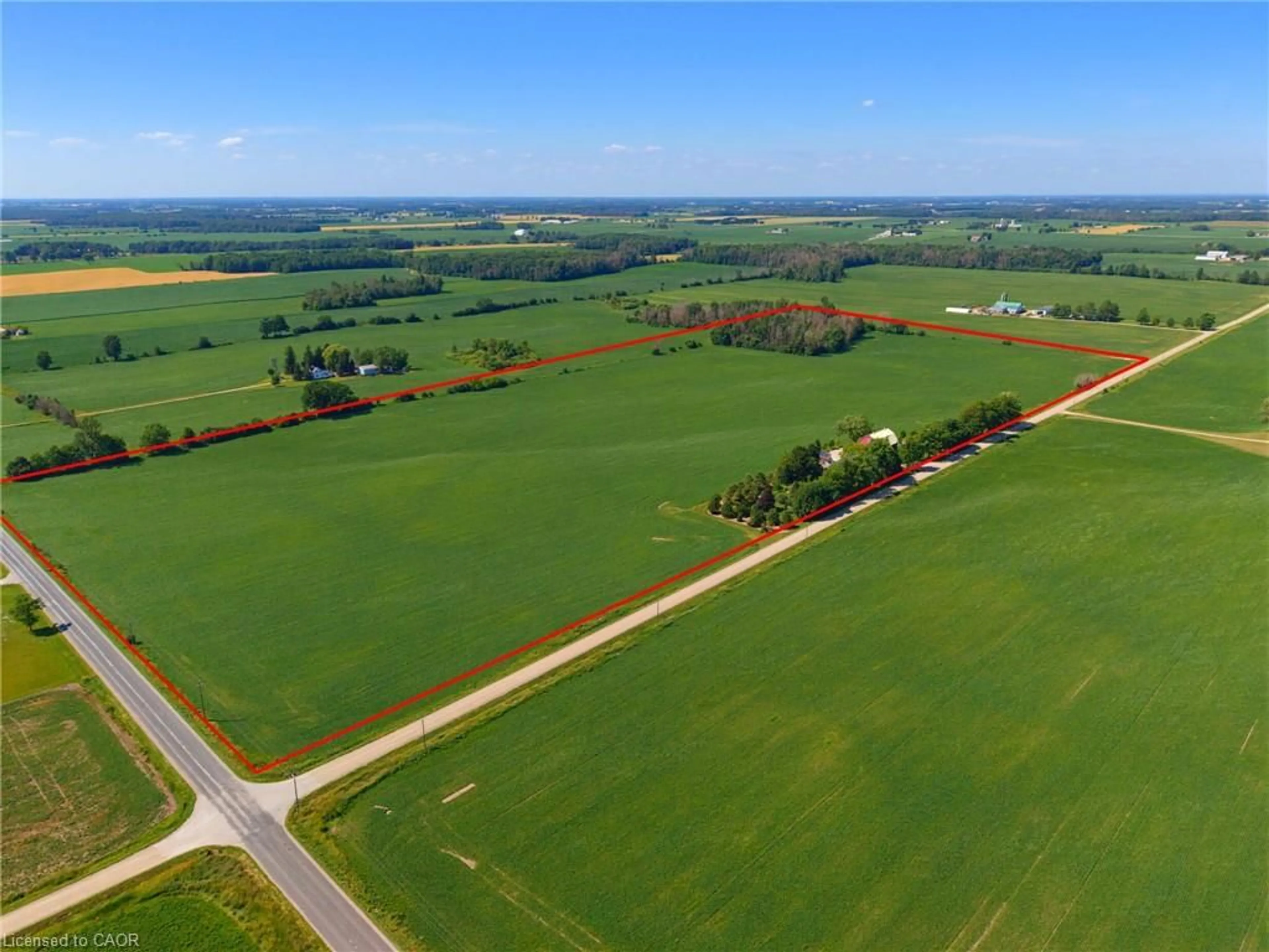 A pic from outside/outdoor area/front of a property/back of a property/a pic from drone, unknown for 8430 Road 146, Listowel Ontario N4G 3G8
