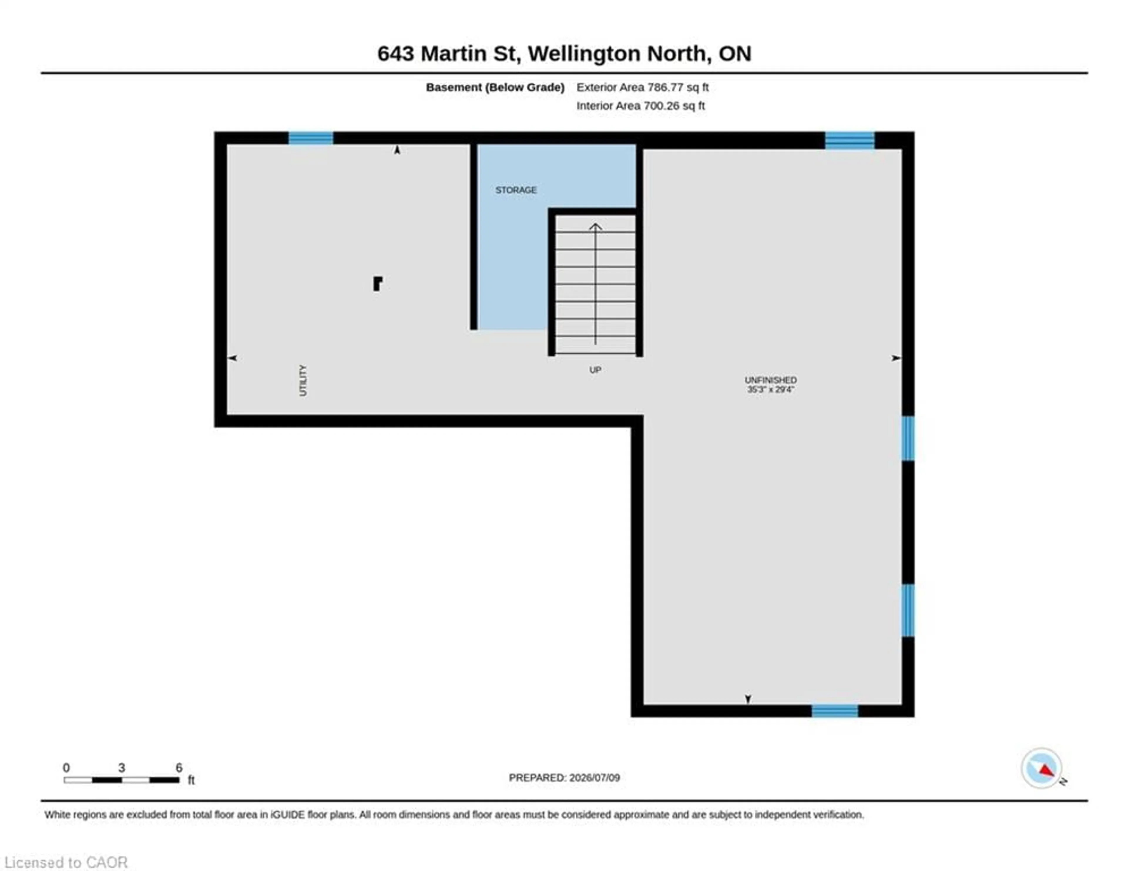 Floor plan for 643 Martin St, Mount Forest Ontario N0G 2L3