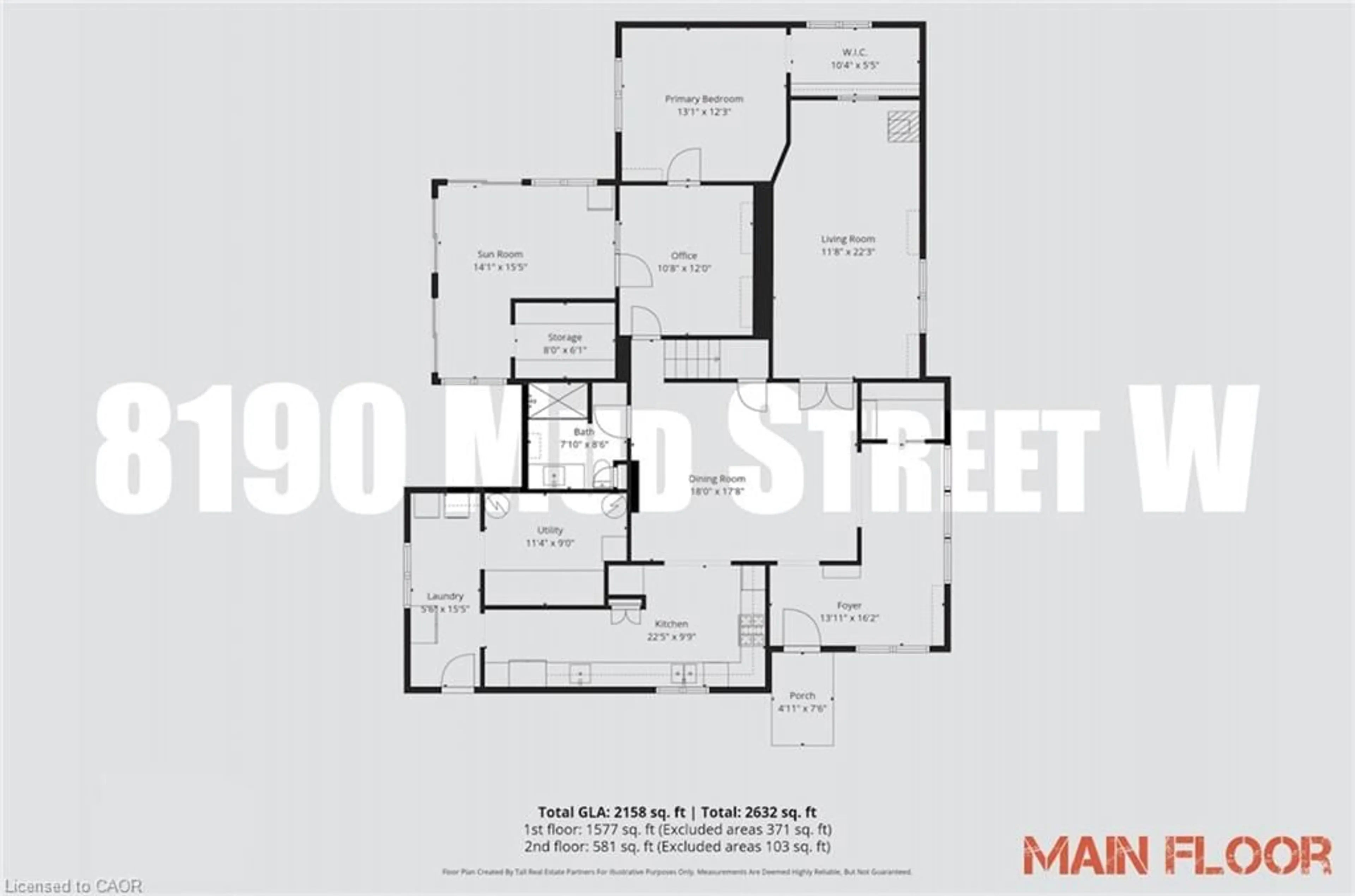 Floor plan for 8190 Mud St, Grassie Ontario L0R 1M0