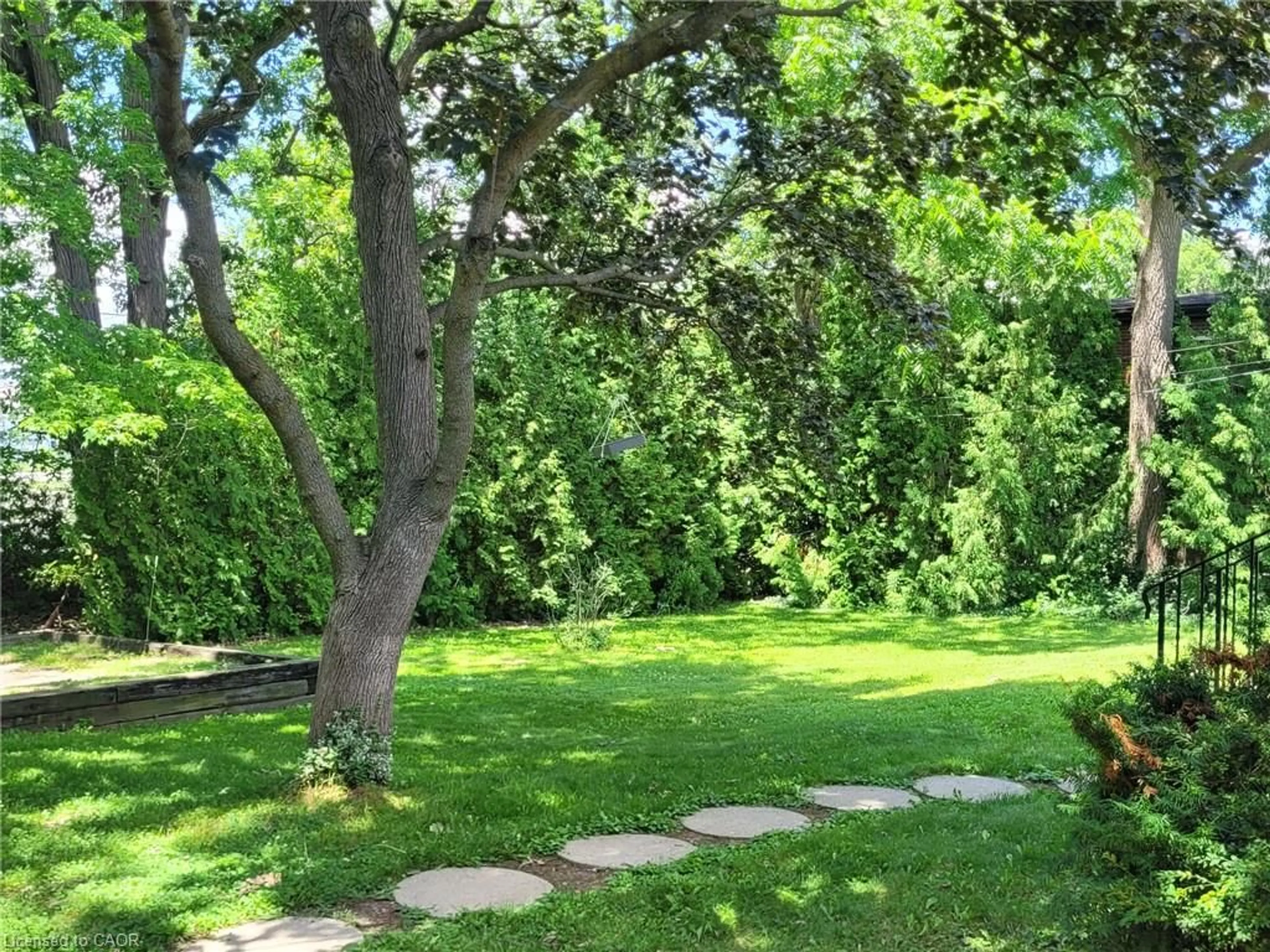 Patio, forest/trees view for 879 West 5th St, Hamilton Ontario L9C 5R4