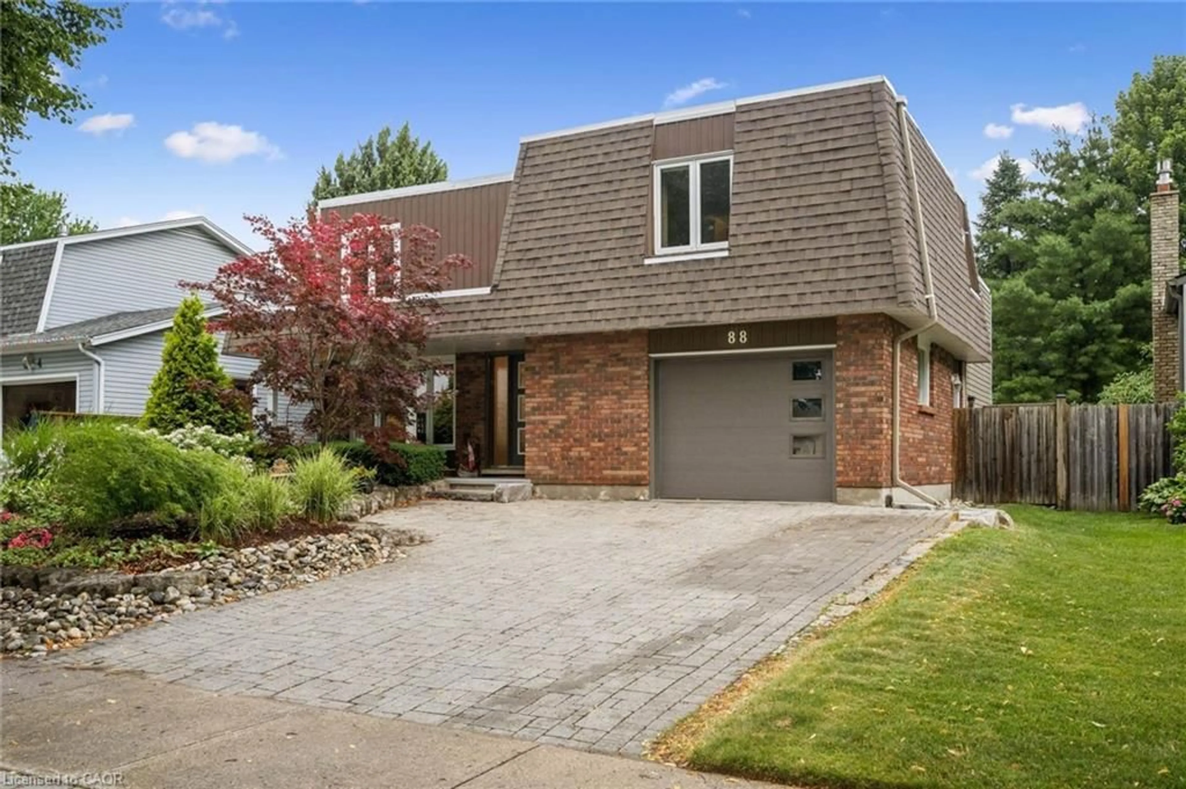 Home with brick exterior material, street for 88 Manor Dr, Kitchener Ontario N2A 2V1