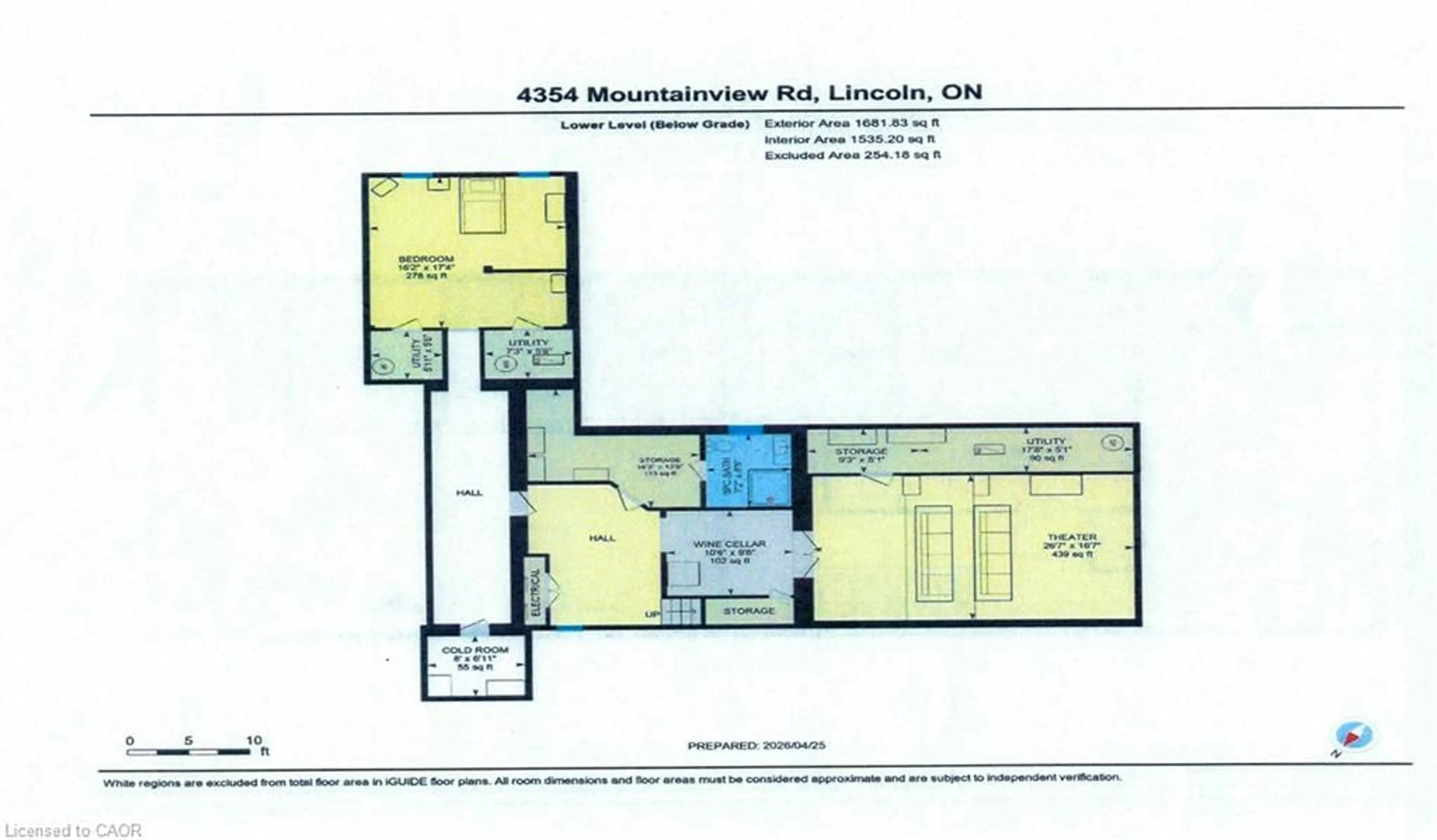 Floor plan for 4354 Mountainview Rd, Beamsville Ontario L3J 2C8