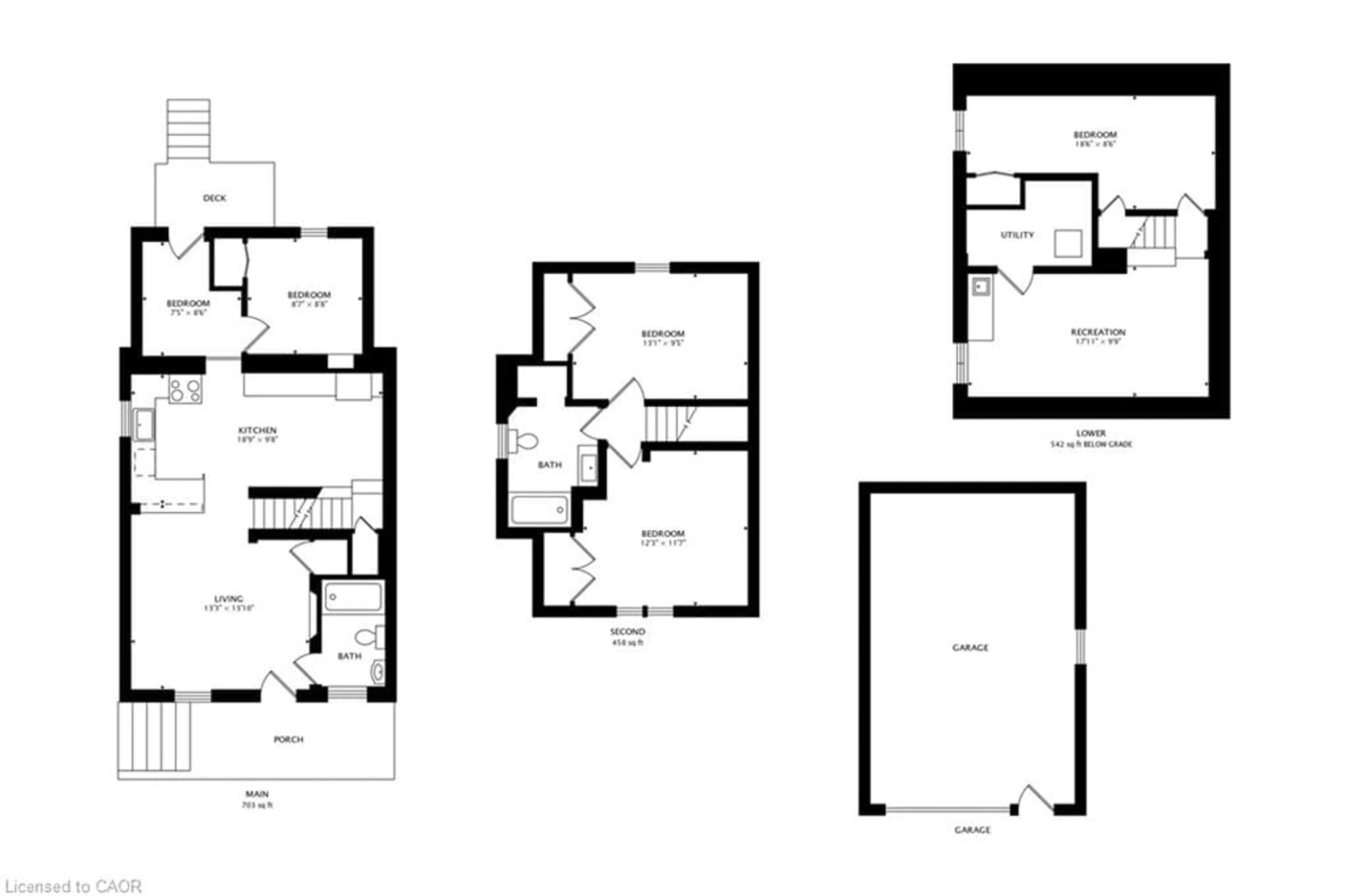 Floor plan for 67 Cope St, Hamilton Ontario L8H 5B1