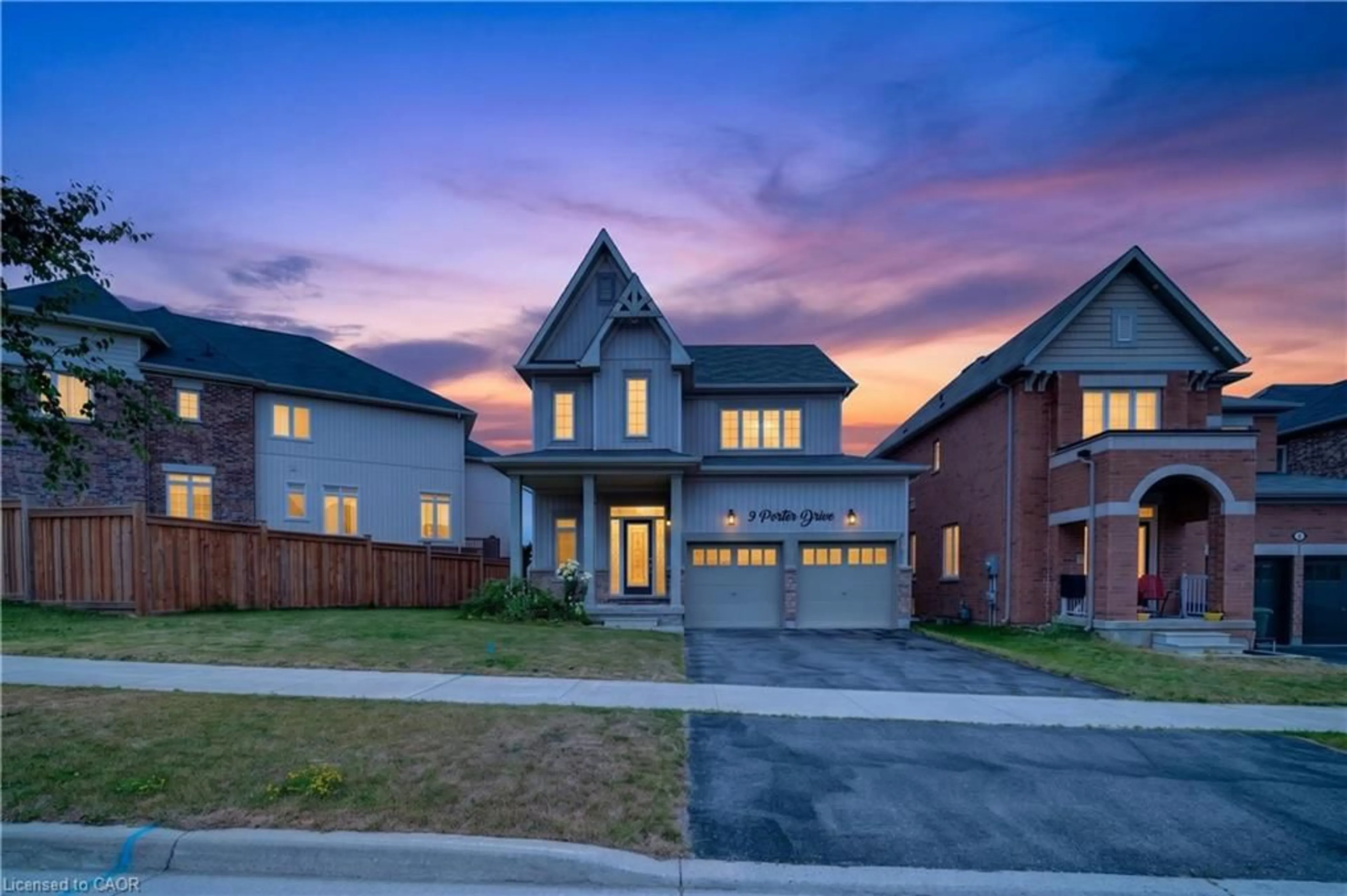 Home with brick exterior material, street for 9 Porter Dr, Orangeville Ontario L9W 6Z4