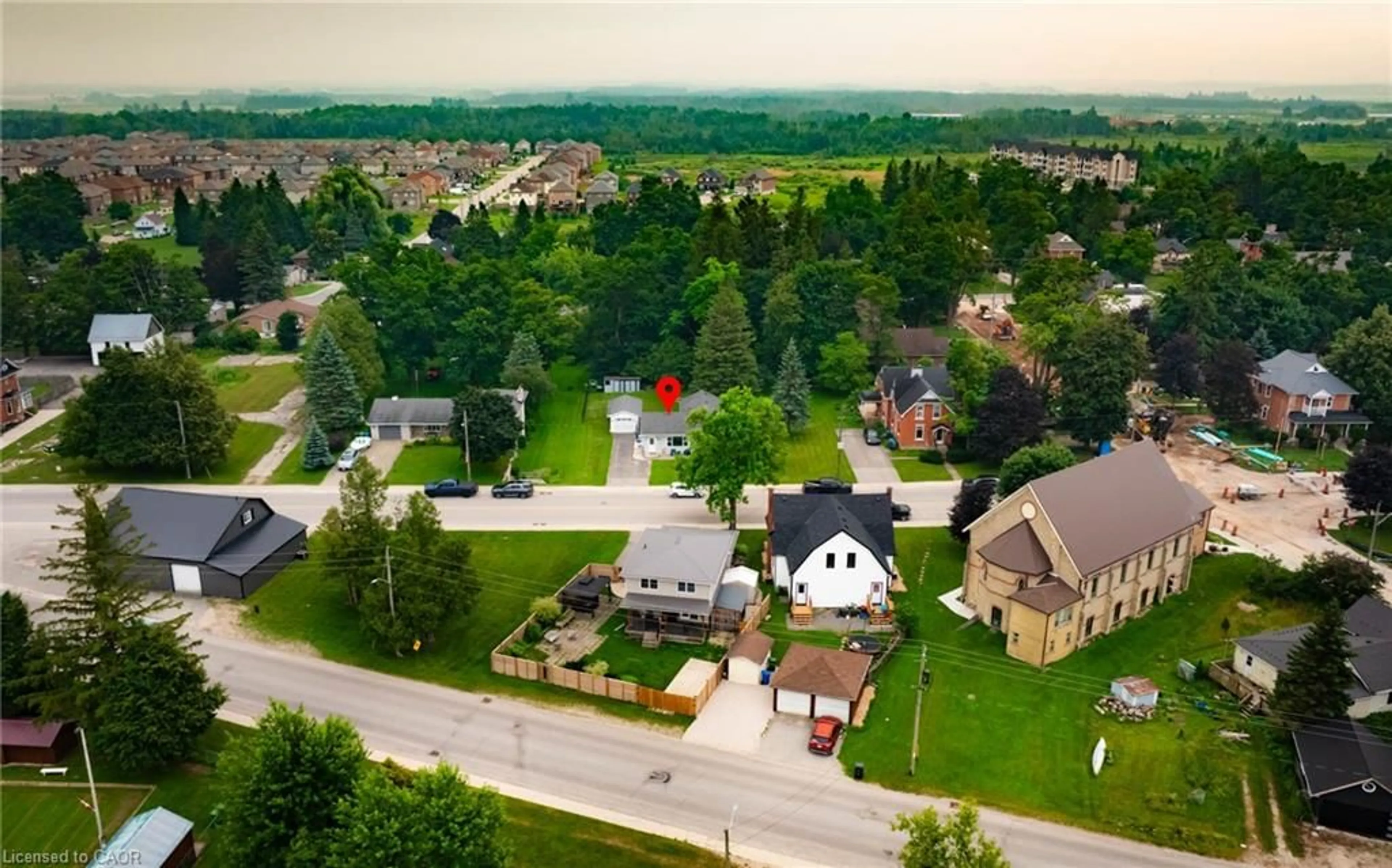 A pic from outside/outdoor area/front of a property/back of a property/a pic from drone, unknown for 251 Main St, Dundalk Ontario N0C 1B0