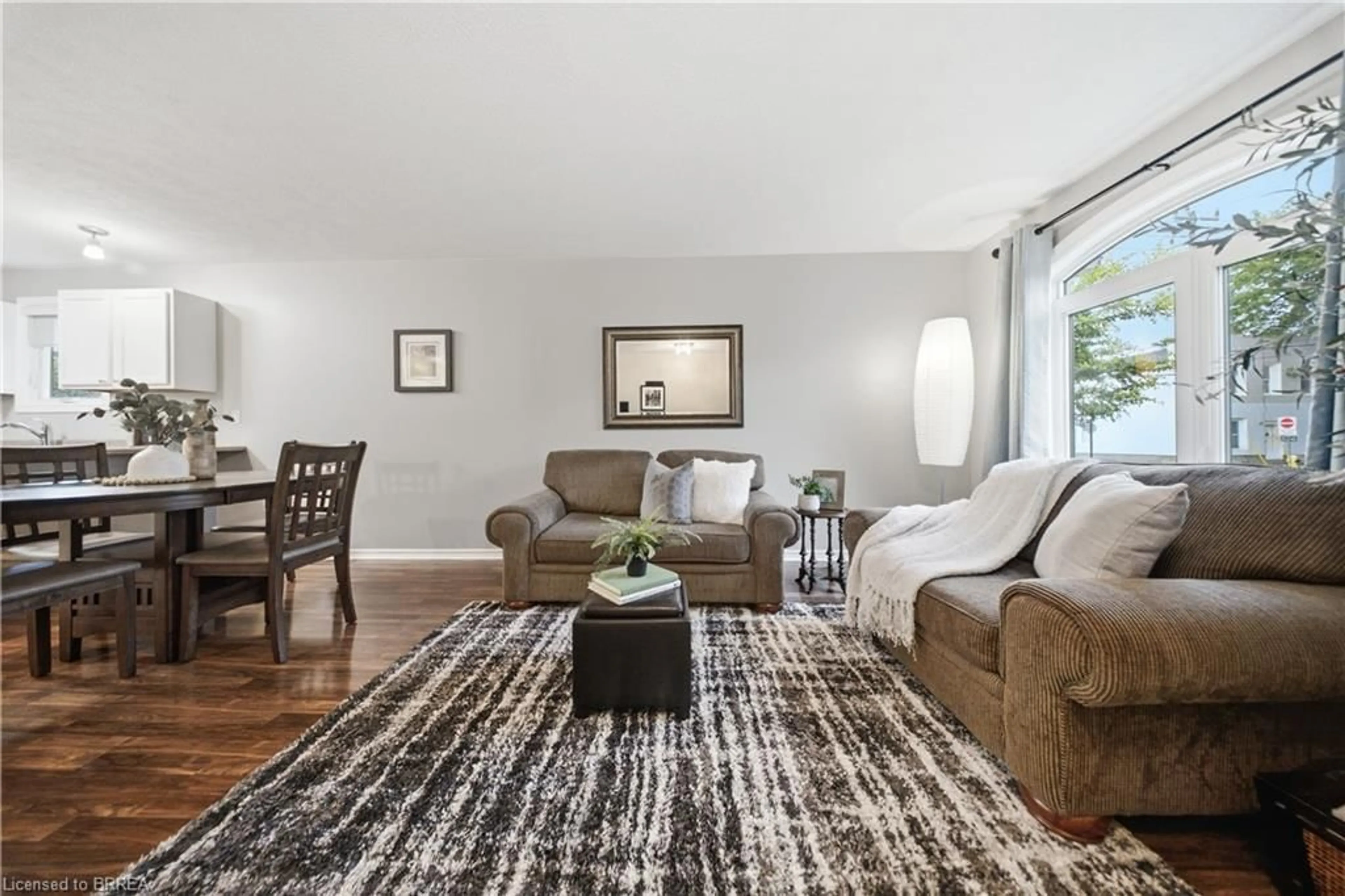 Living room with furniture, unknown for 58 Waterloo St #4, Brantford Ontario N3T 3R8