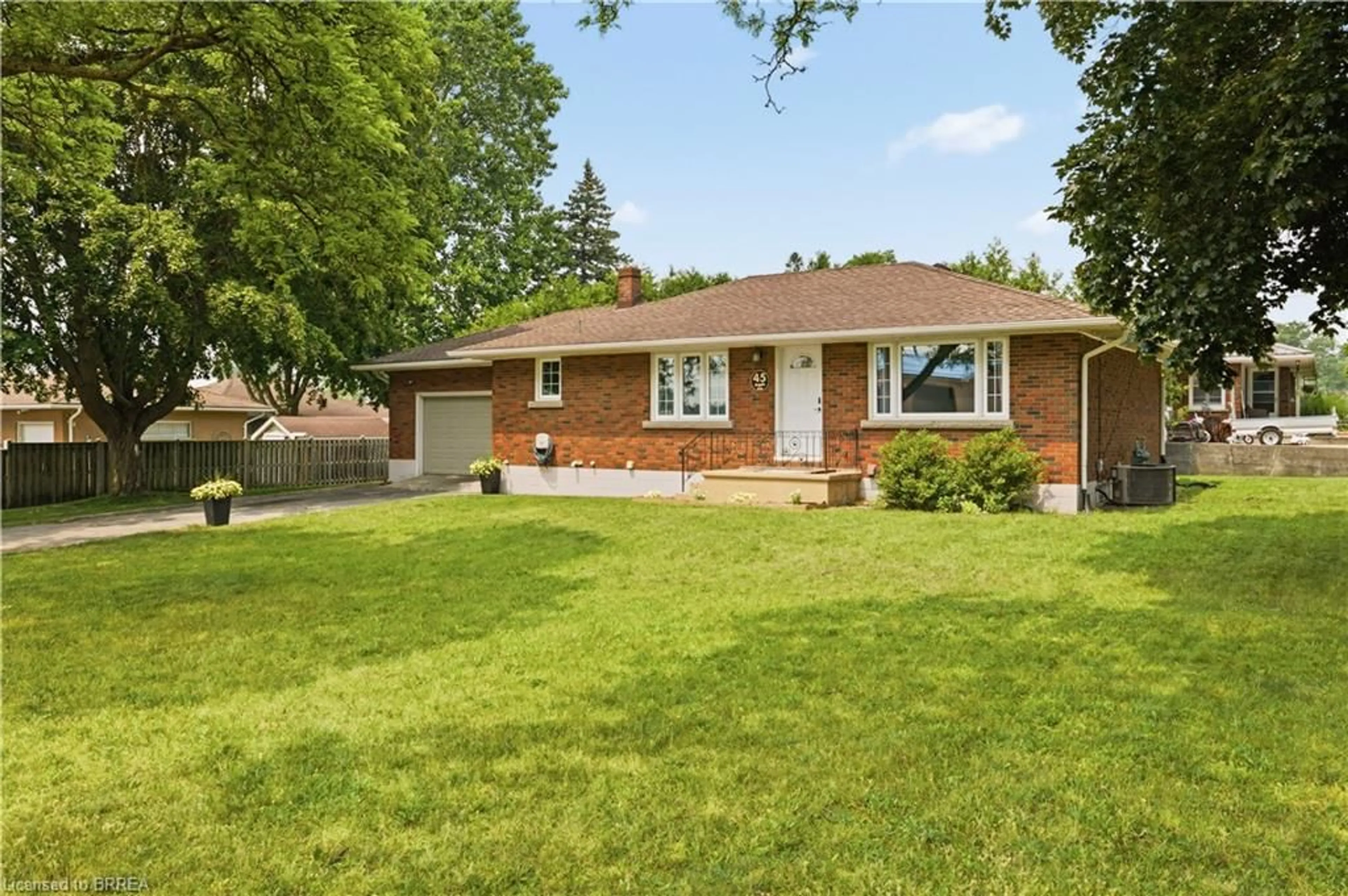 Home with brick exterior material, street for 45 Argyle Ave, Delhi Ontario N4B 1J4