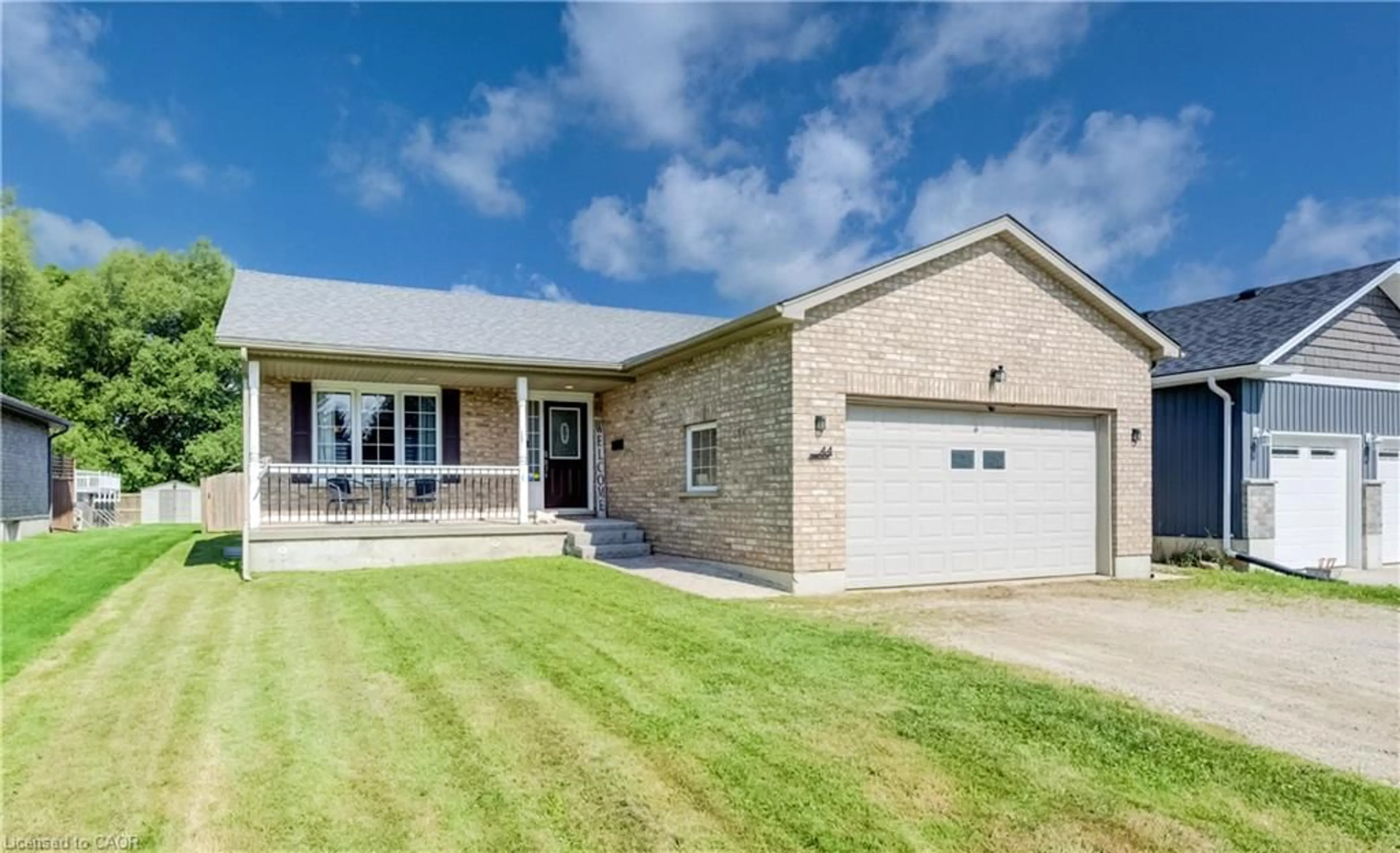 Home with brick exterior material, street for 44 Geddes St, Clifford Ontario N0G 1M0
