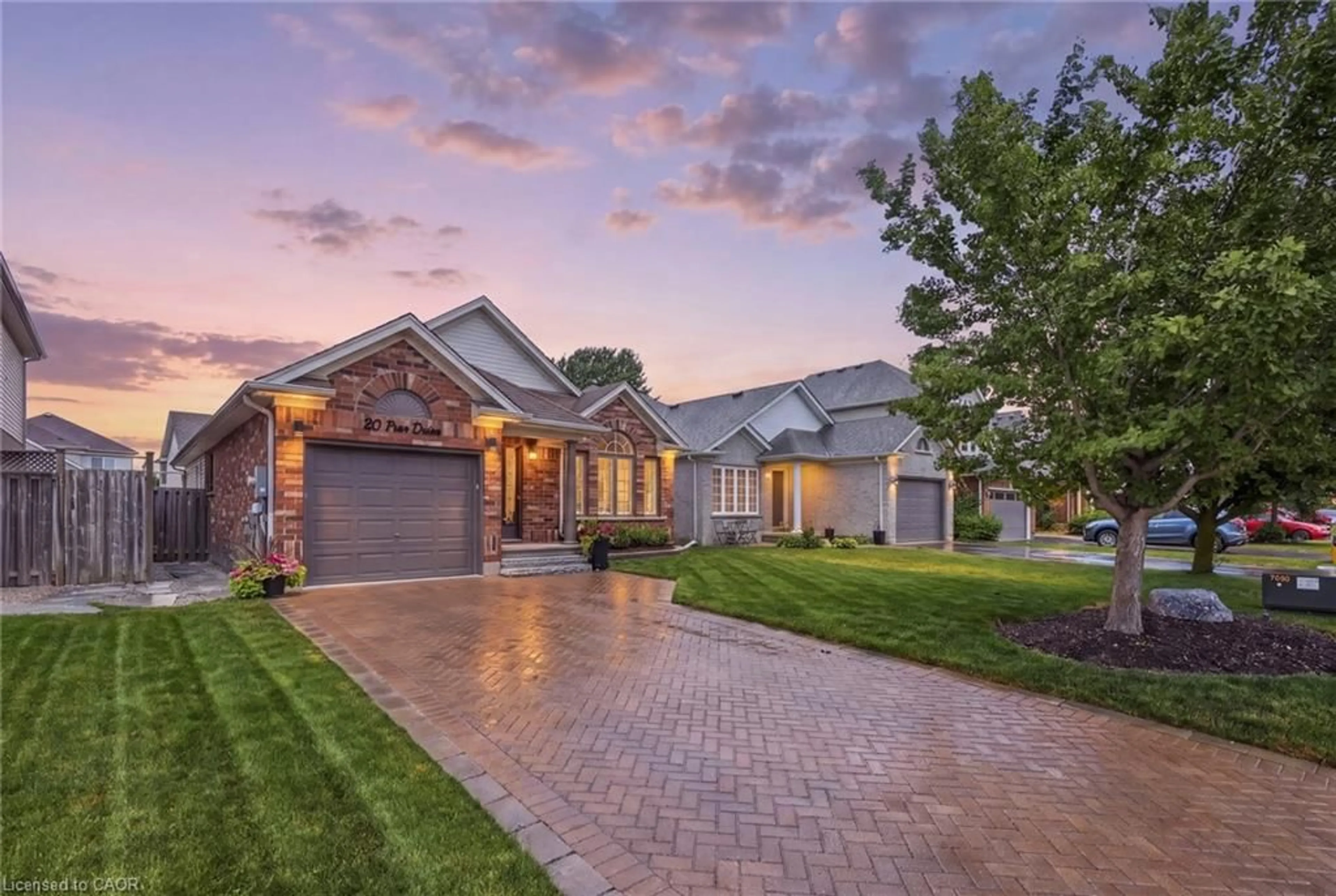 Home with brick exterior material, street for 20 Peer Drive, Guelph Ontario N1C 1H1