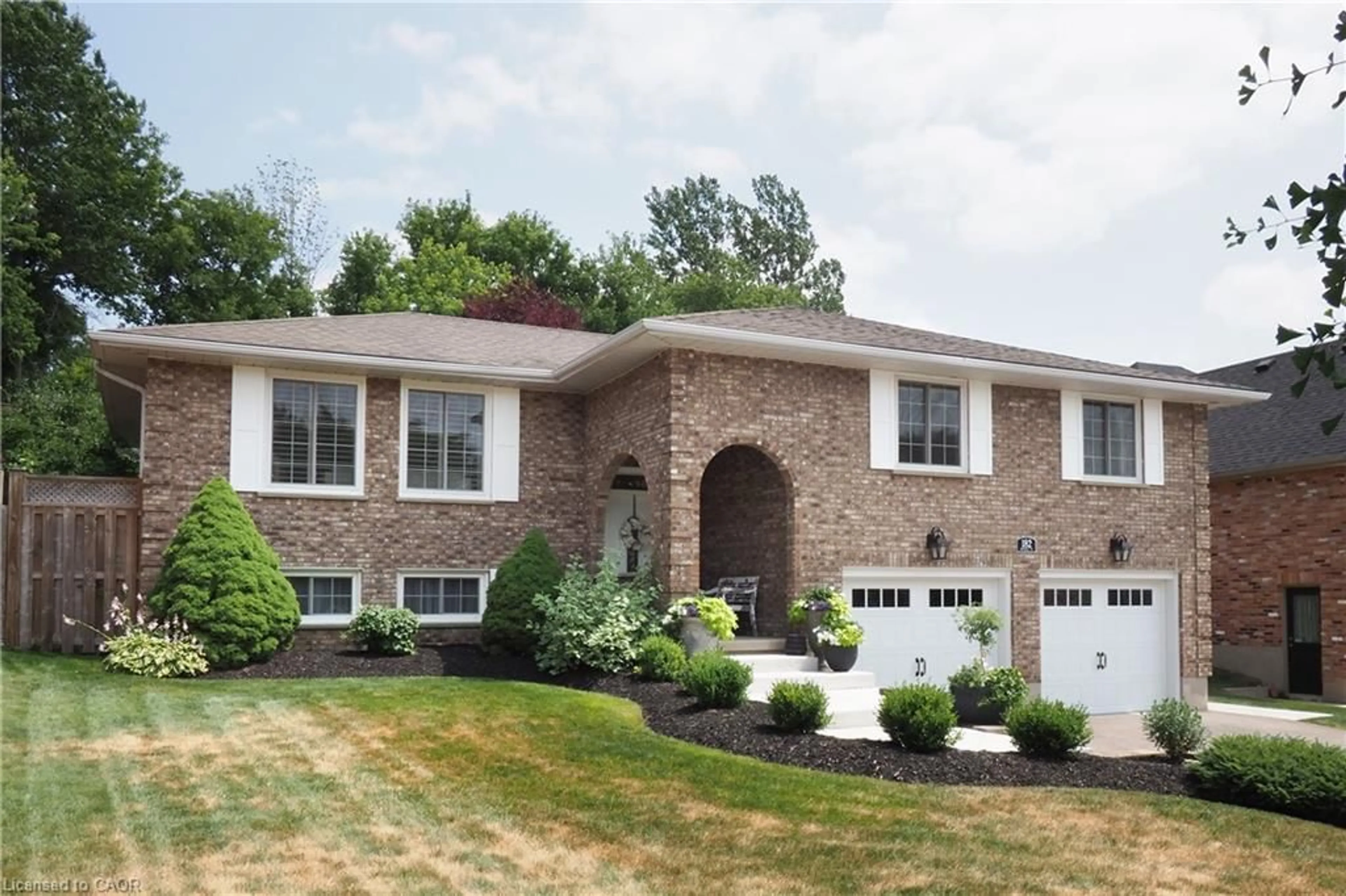 Home with brick exterior material, street for 182 Mitchell St, Ayr Ontario N0B 1E0