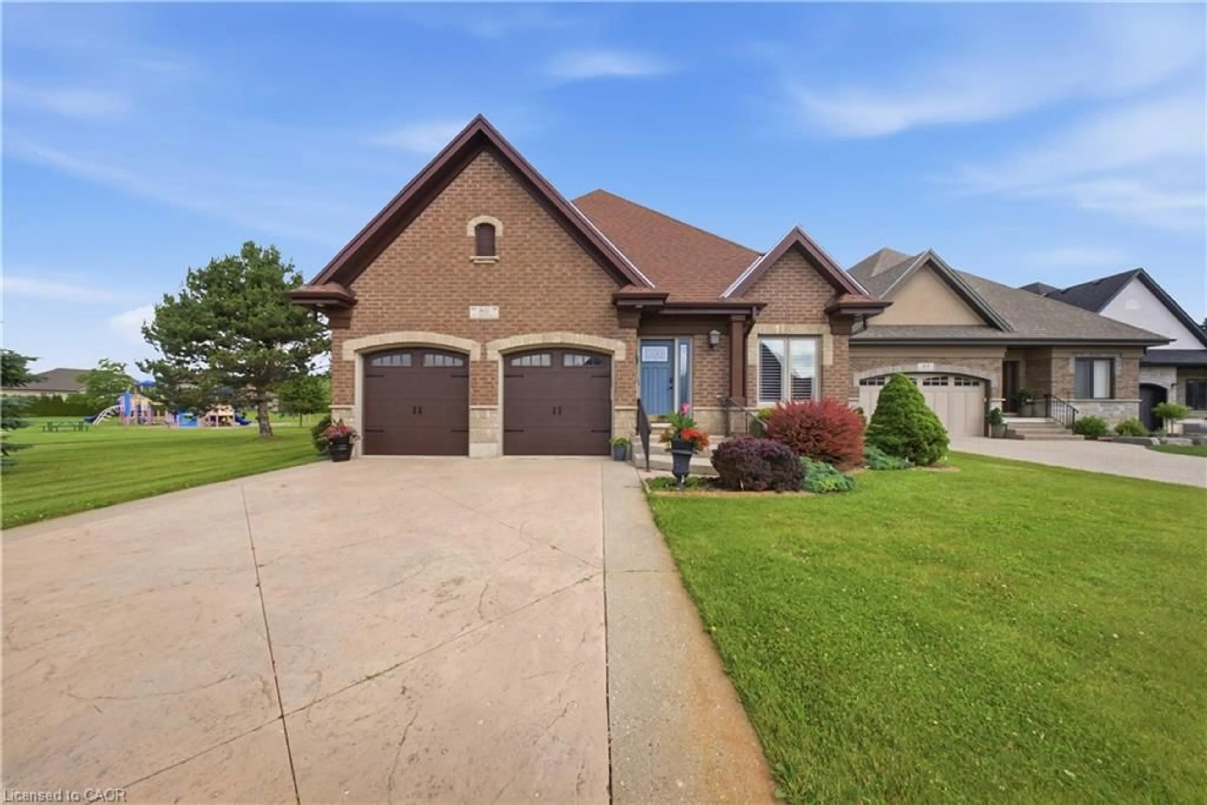 Home with brick exterior material, street for 80 St Michaels St, Delhi Ontario N4B 3C8