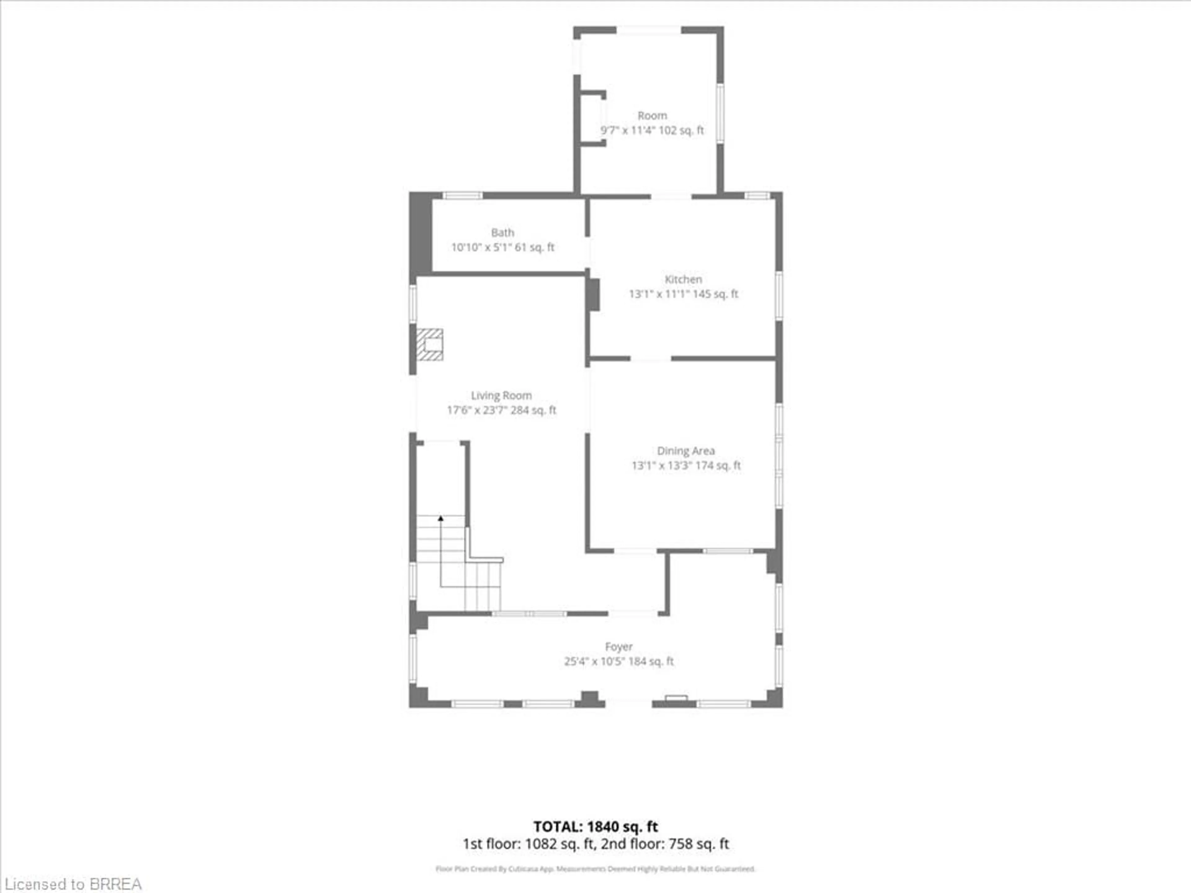 Floor plan for 26 Church St, Hagersville Ontario N0A 1H0