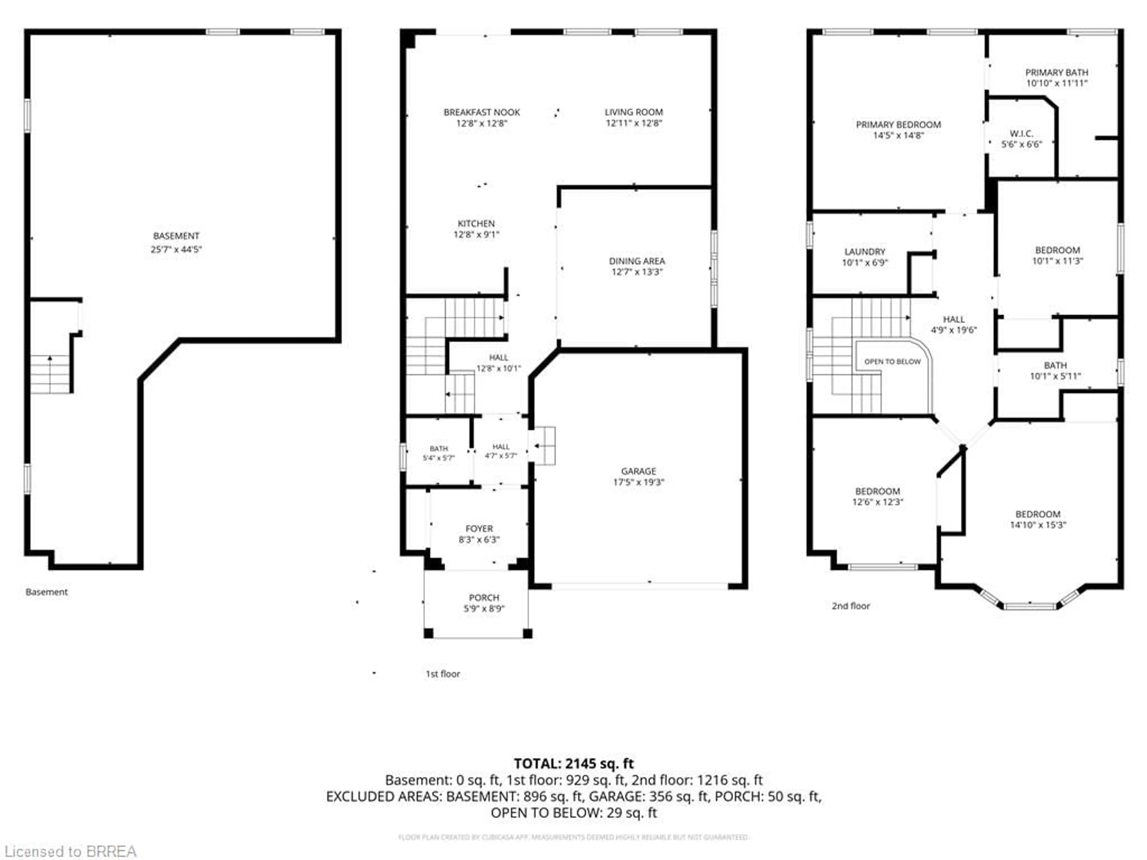 Floor plan for 109 Longboat Run, Brantford Ontario N3T 0R8