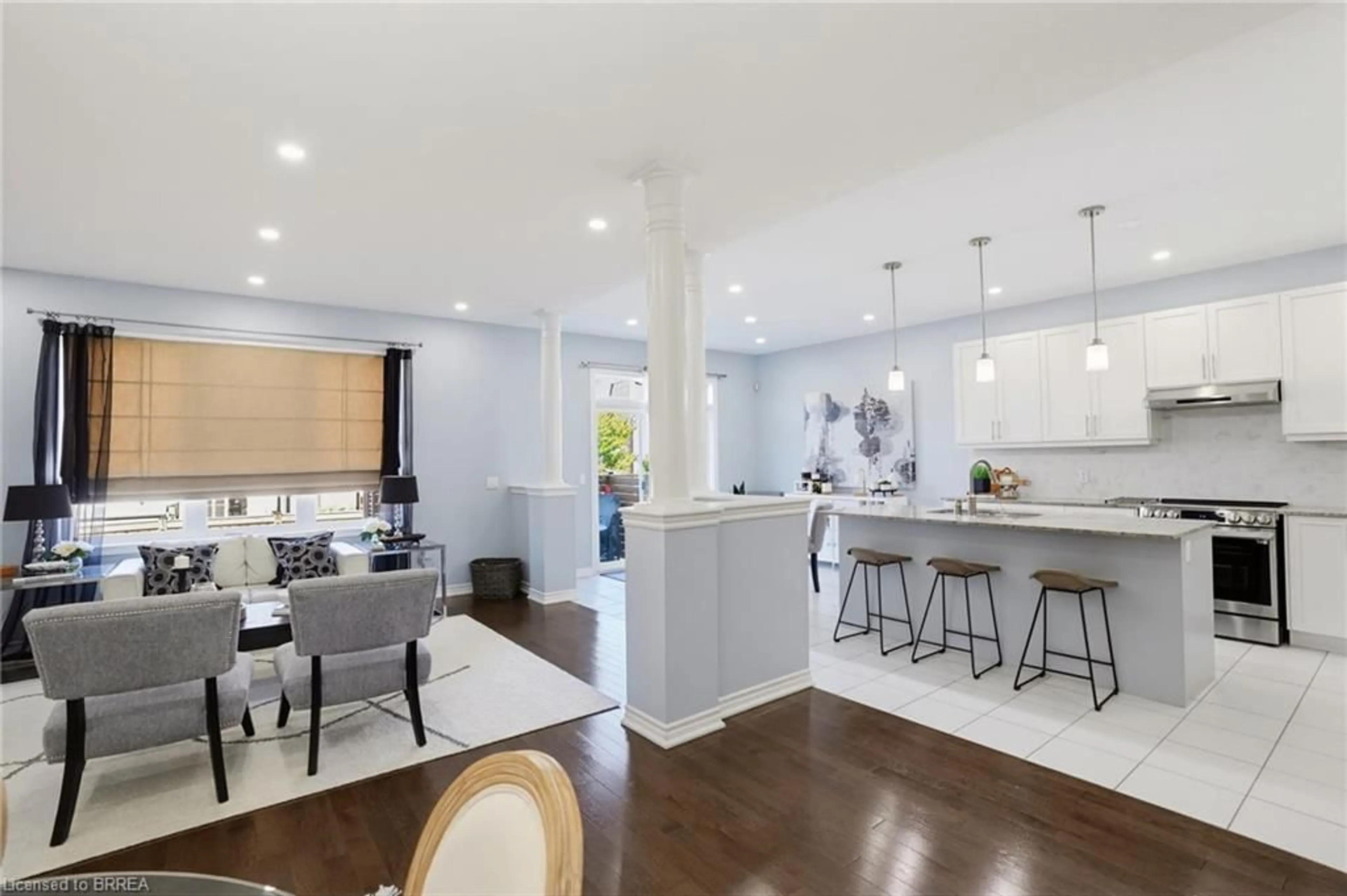 Open concept kitchen, unknown for 25 Learmont Ave, Caledon Ontario L7C 3N3