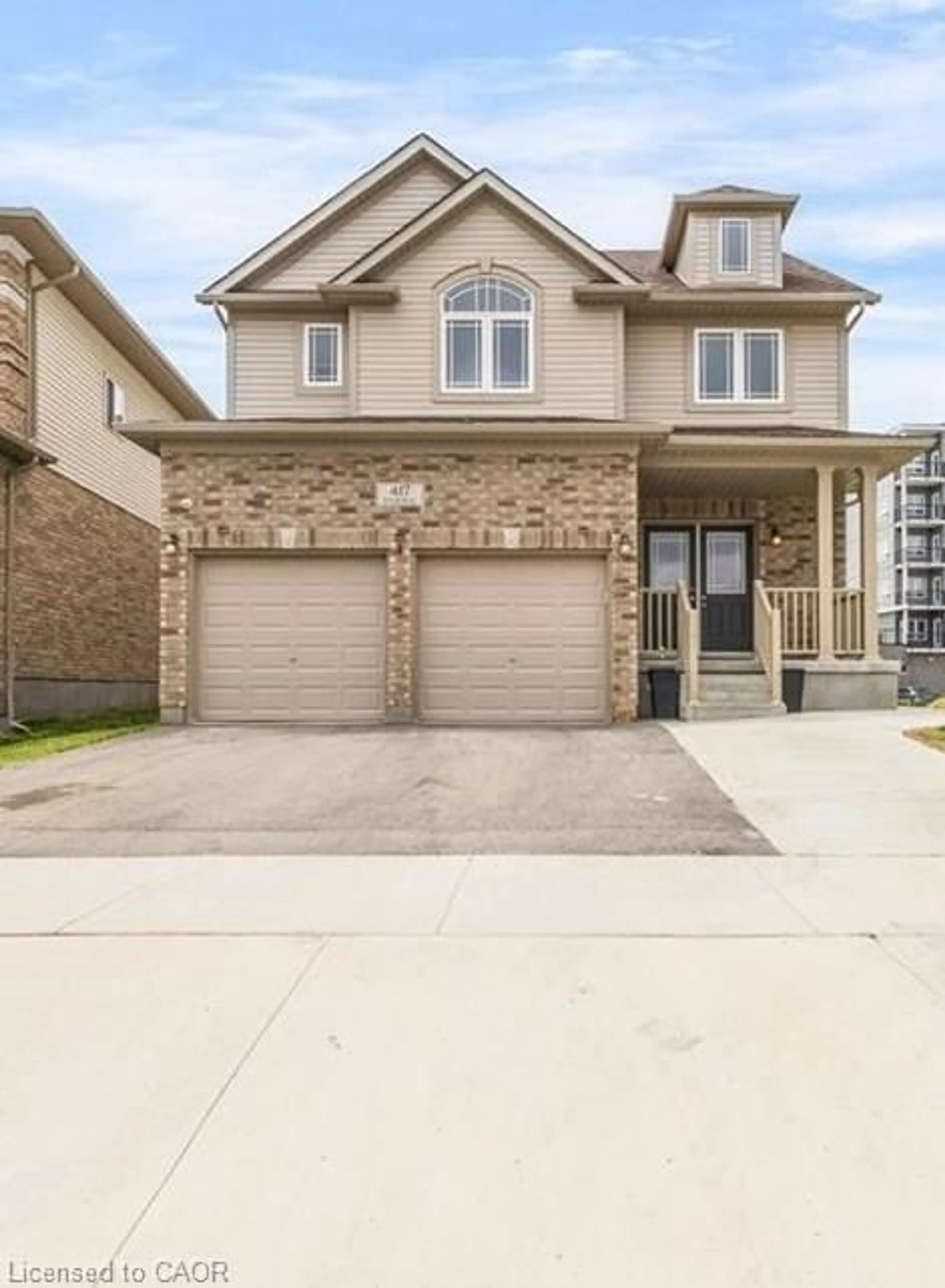 Home with brick exterior material, street for 417 Rivertrail Ave, Kitchener Ontario N2A 0K2