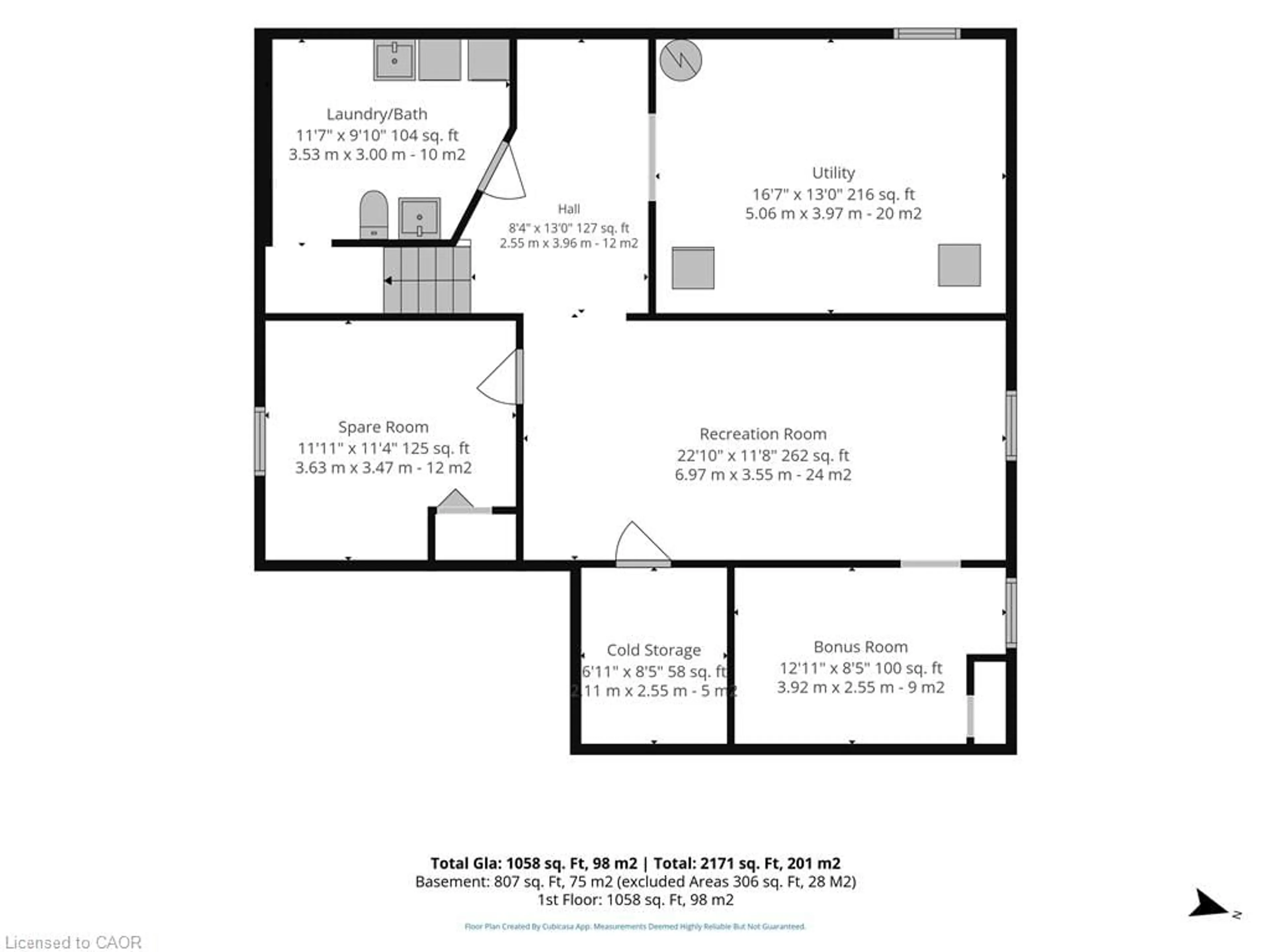 Floor plan for 53 Miller Cres, Simcoe Ontario N3Y 4P9