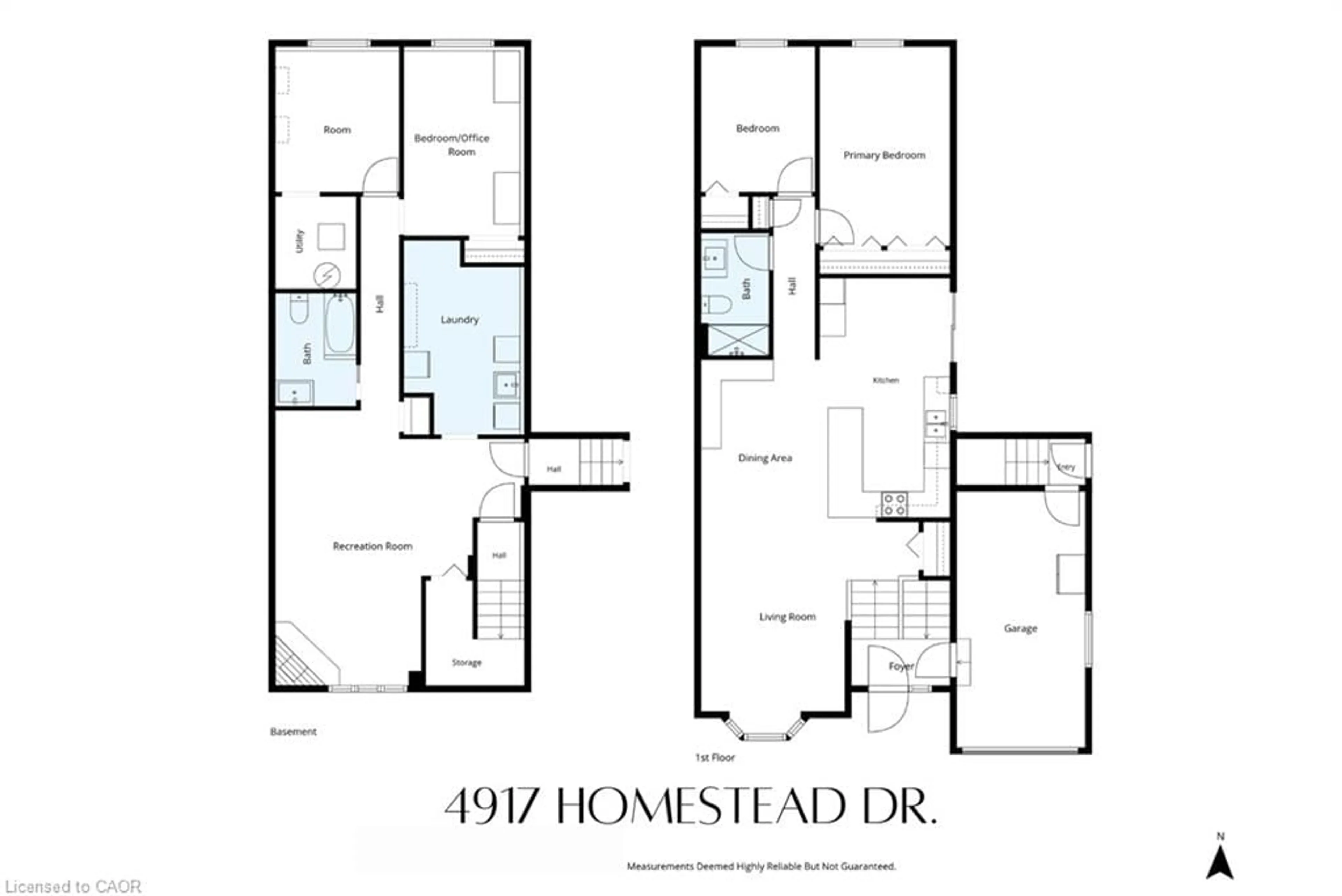 Floor plan for 4917 Homestead Dr, Beamsville Ontario L0R 1B5