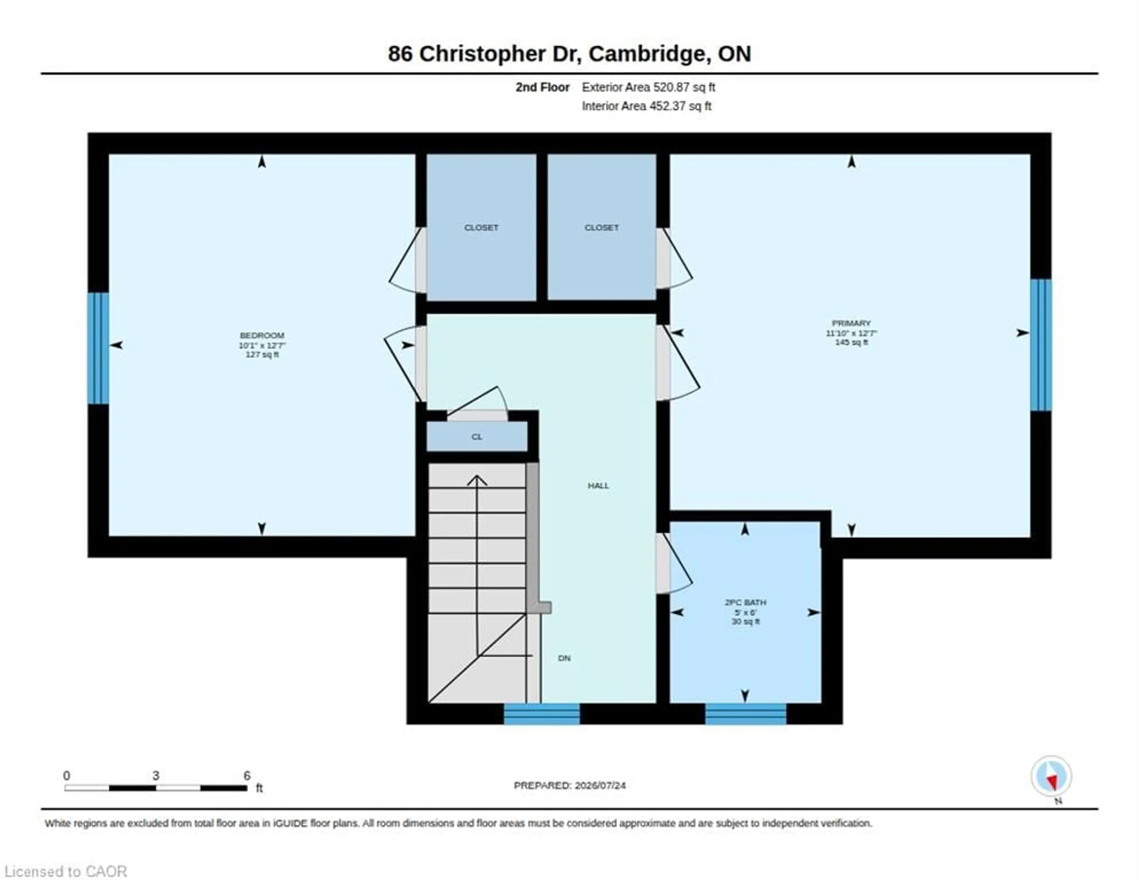 Floor plan for 86 Christopher Dr, Cambridge Ontario N1R 4S4