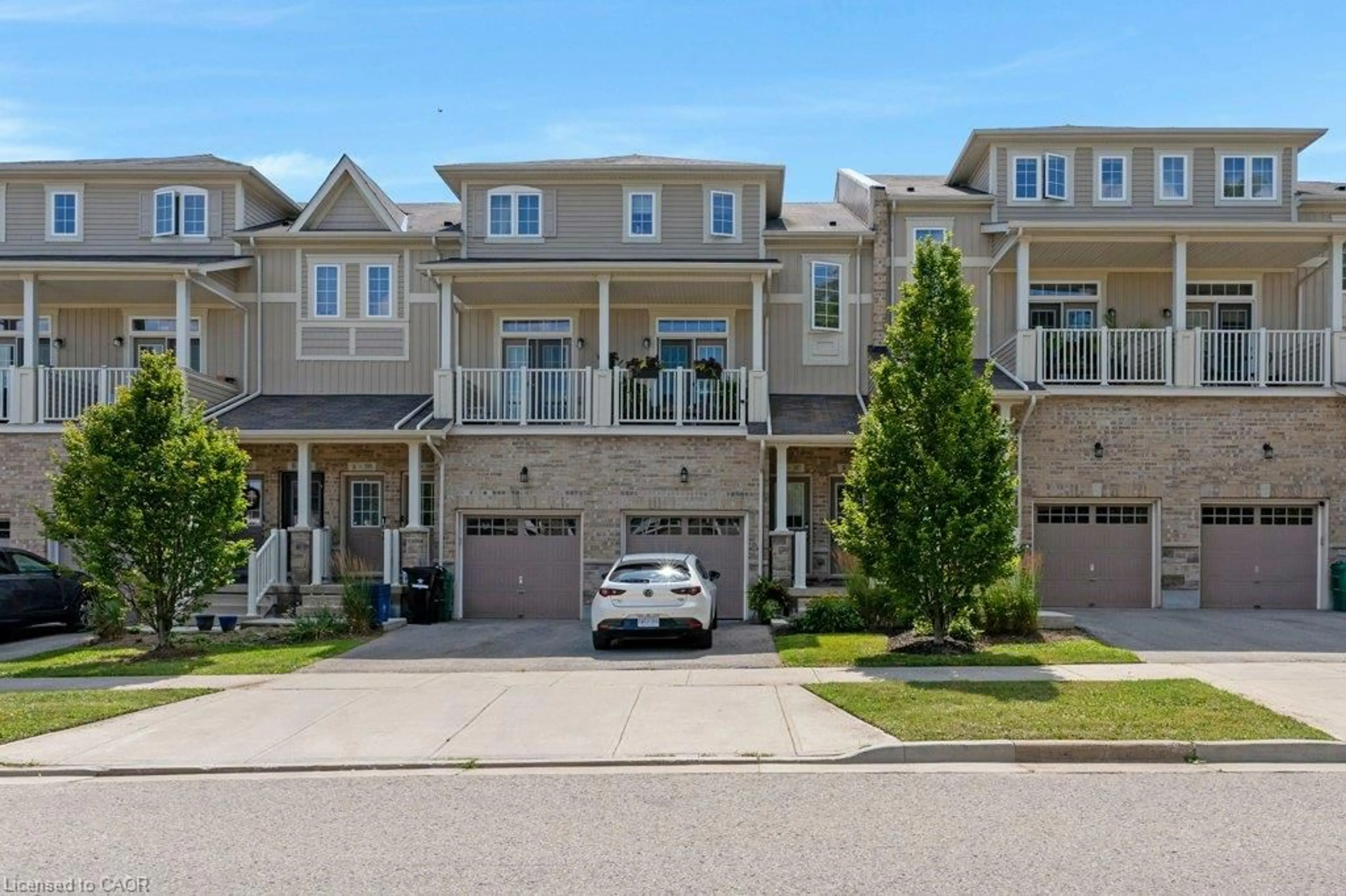 A pic from outside/outdoor area/front of a property/back of a property/a pic from drone, street for 397 Westwood Dr #B, Kitchener Ontario N2M 0B5