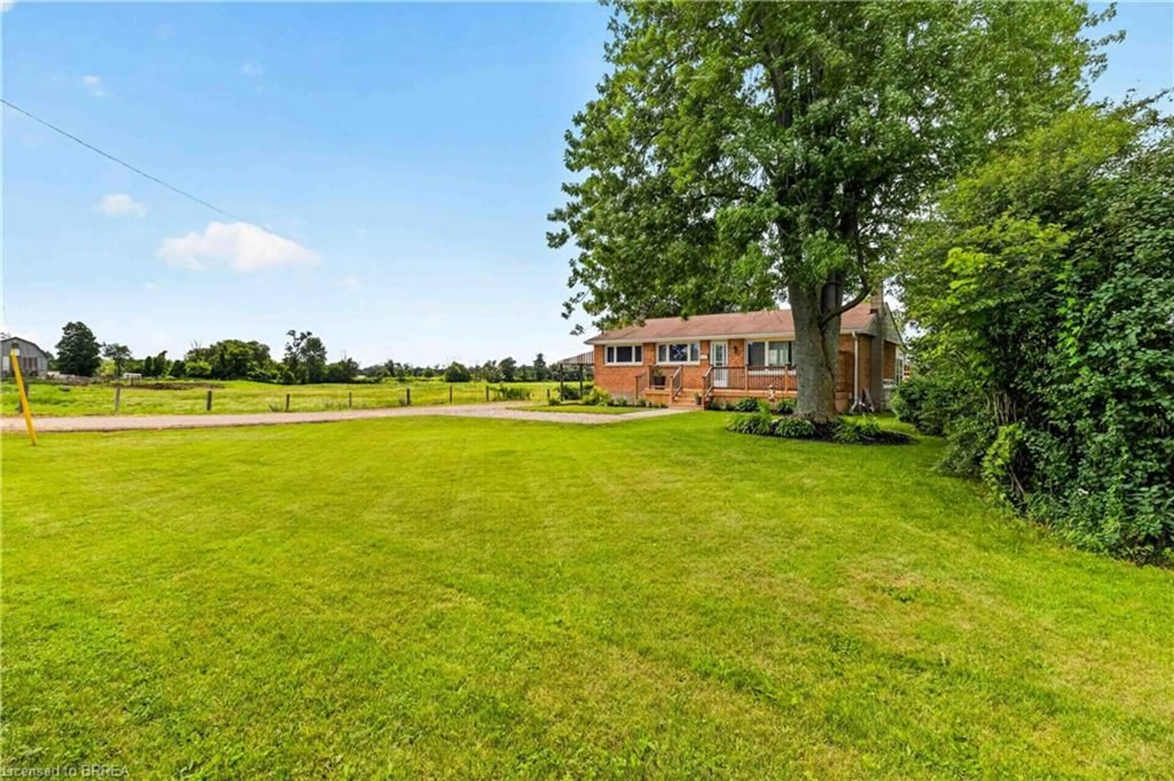 A pic from outside/outdoor area/front of a property/back of a property/a pic from drone, water/lake/river/ocean view for 137 Hwy 53 Rd, Burford Ontario N0E 1A0