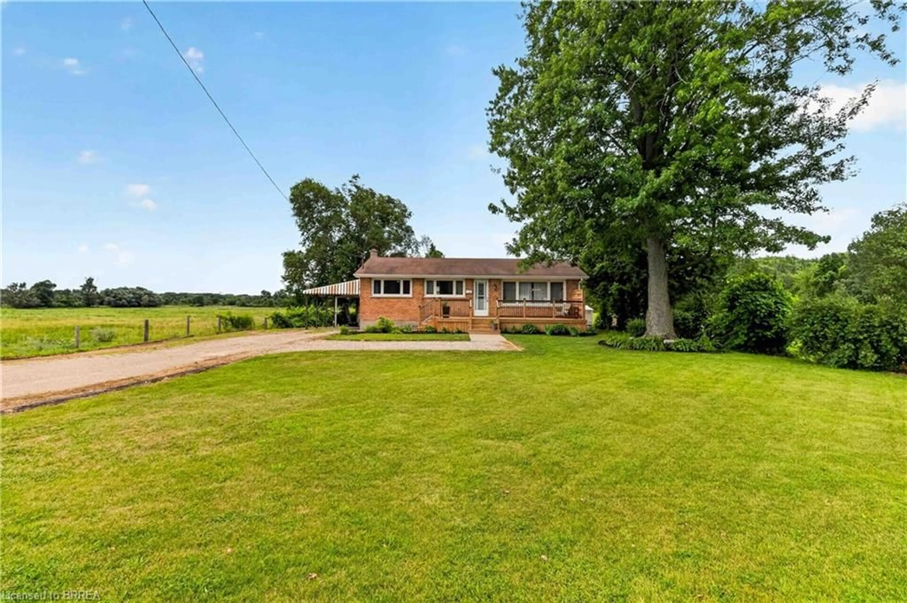 A pic from outside/outdoor area/front of a property/back of a property/a pic from drone, water/lake/river/ocean view for 137 Hwy 53 Rd, Burford Ontario N0E 1A0