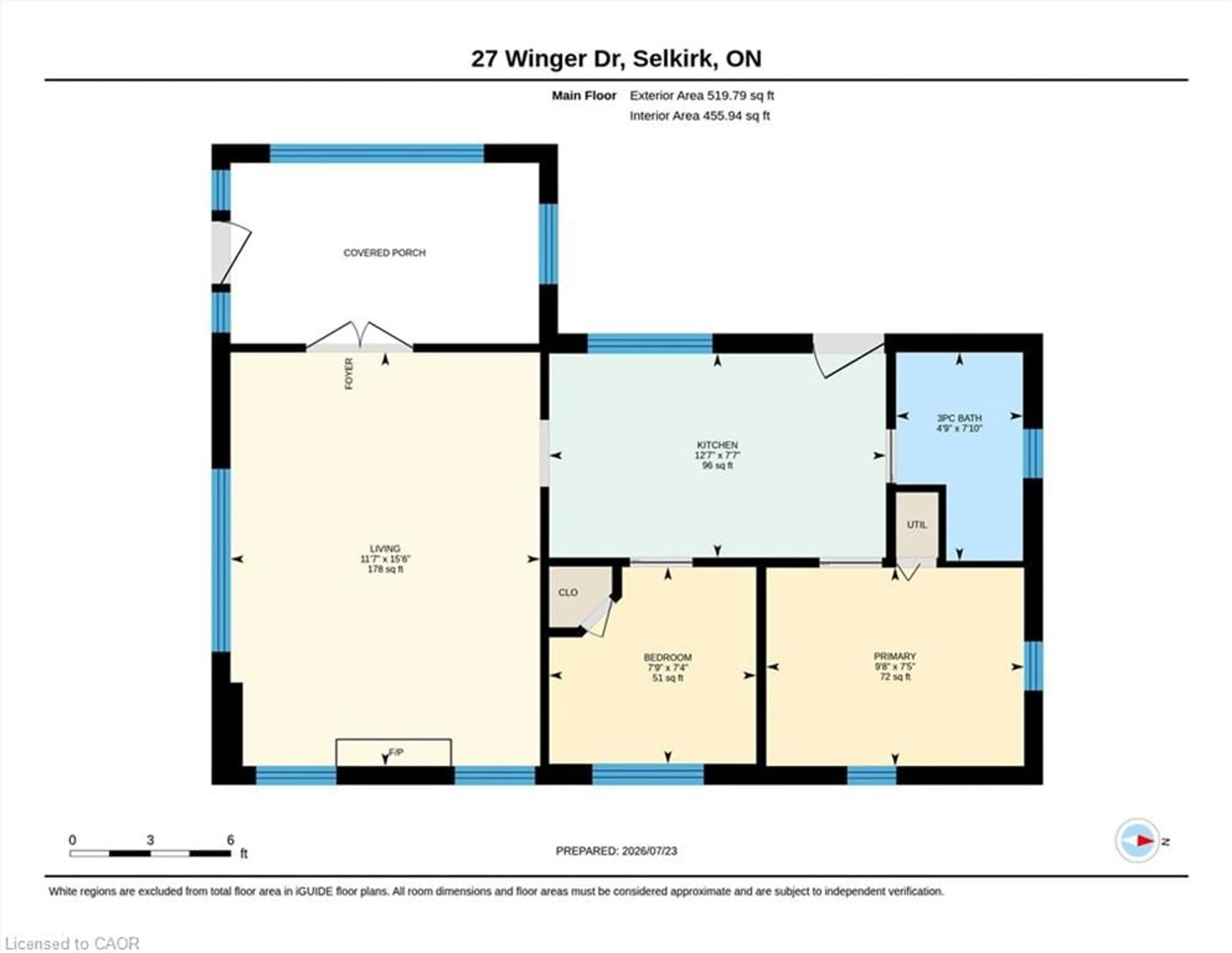 Floor plan for 27 Winger Dr, Selkirk Ontario N0A 1P0