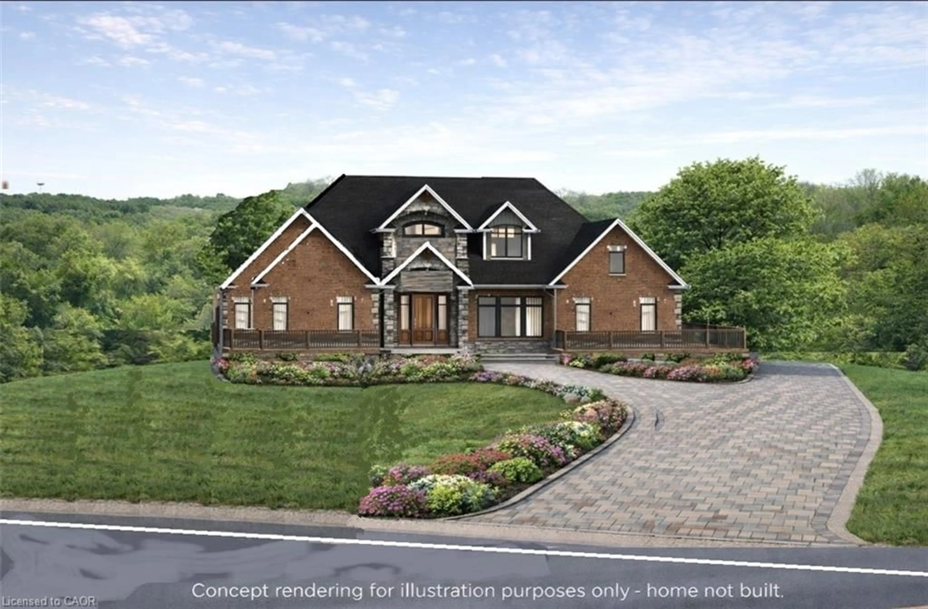 Home with brick exterior material, street for 7916 Wellington Road 109, Arthur Ontario N0G 1A0