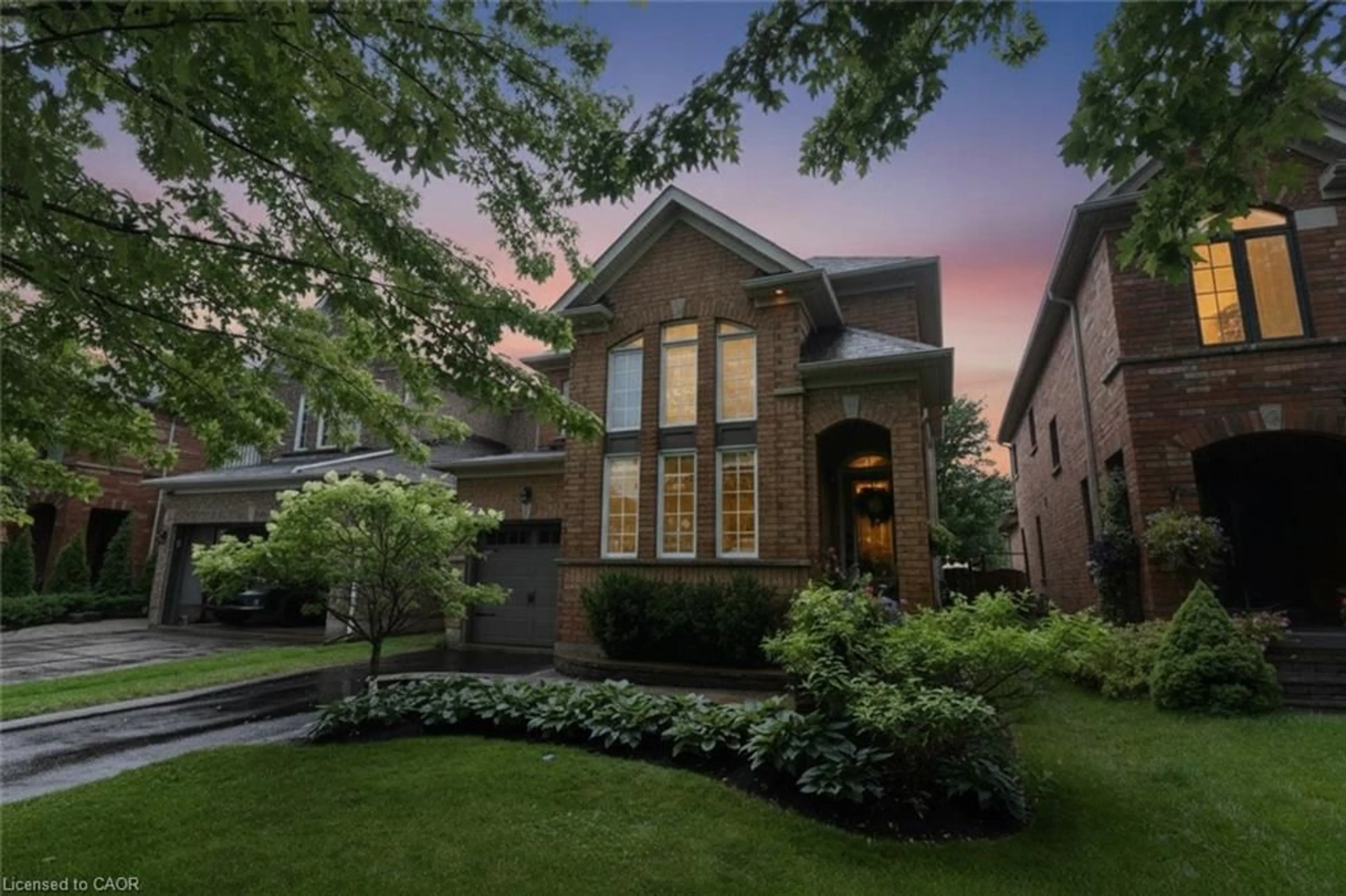 Home with brick exterior material, street for 16 Woodcote Cres, Georgetown Ontario L7G 6M2