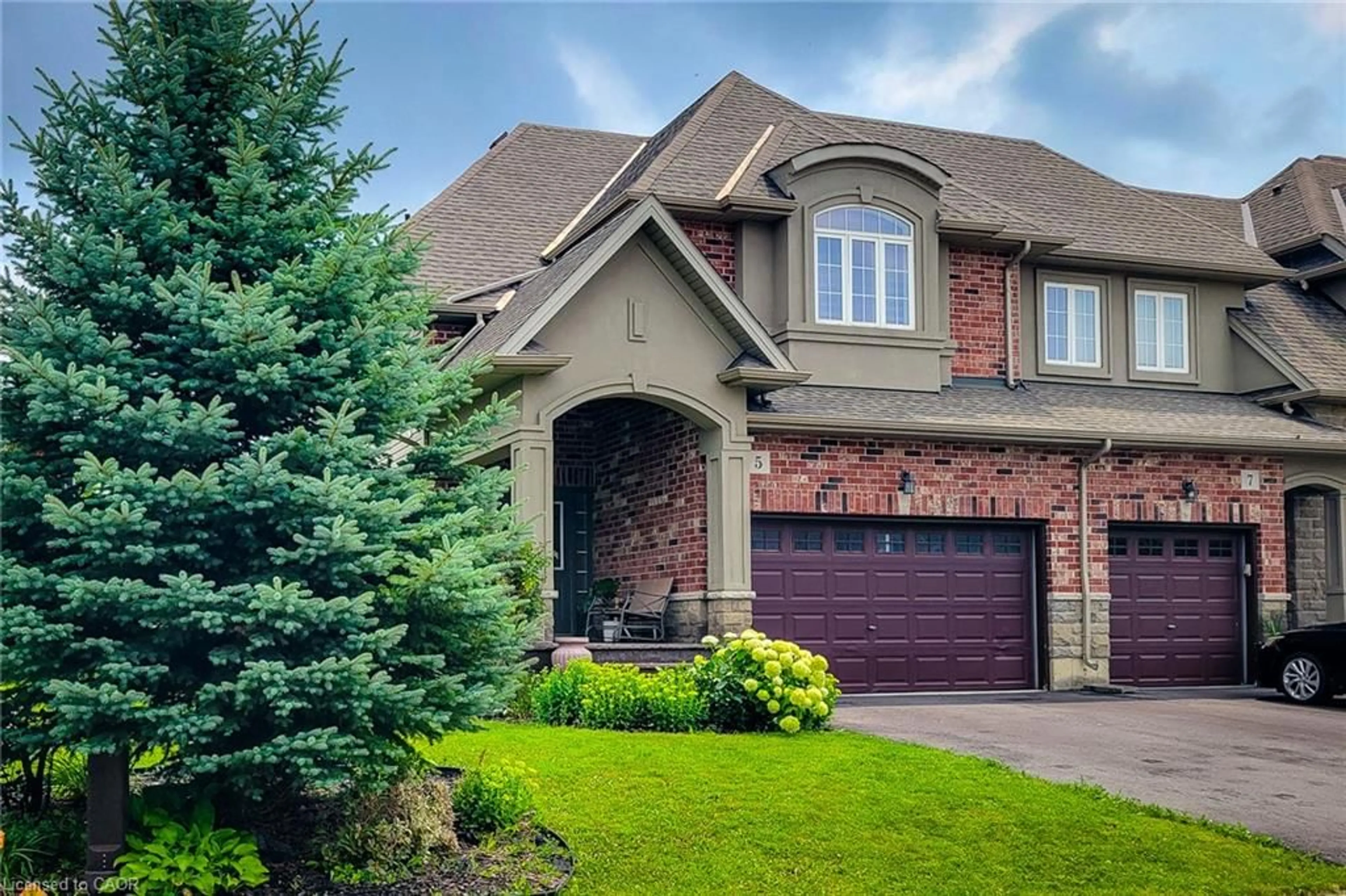 Home with brick exterior material, street for 5 Medici Lane, Hamilton Ontario L9B 0C8