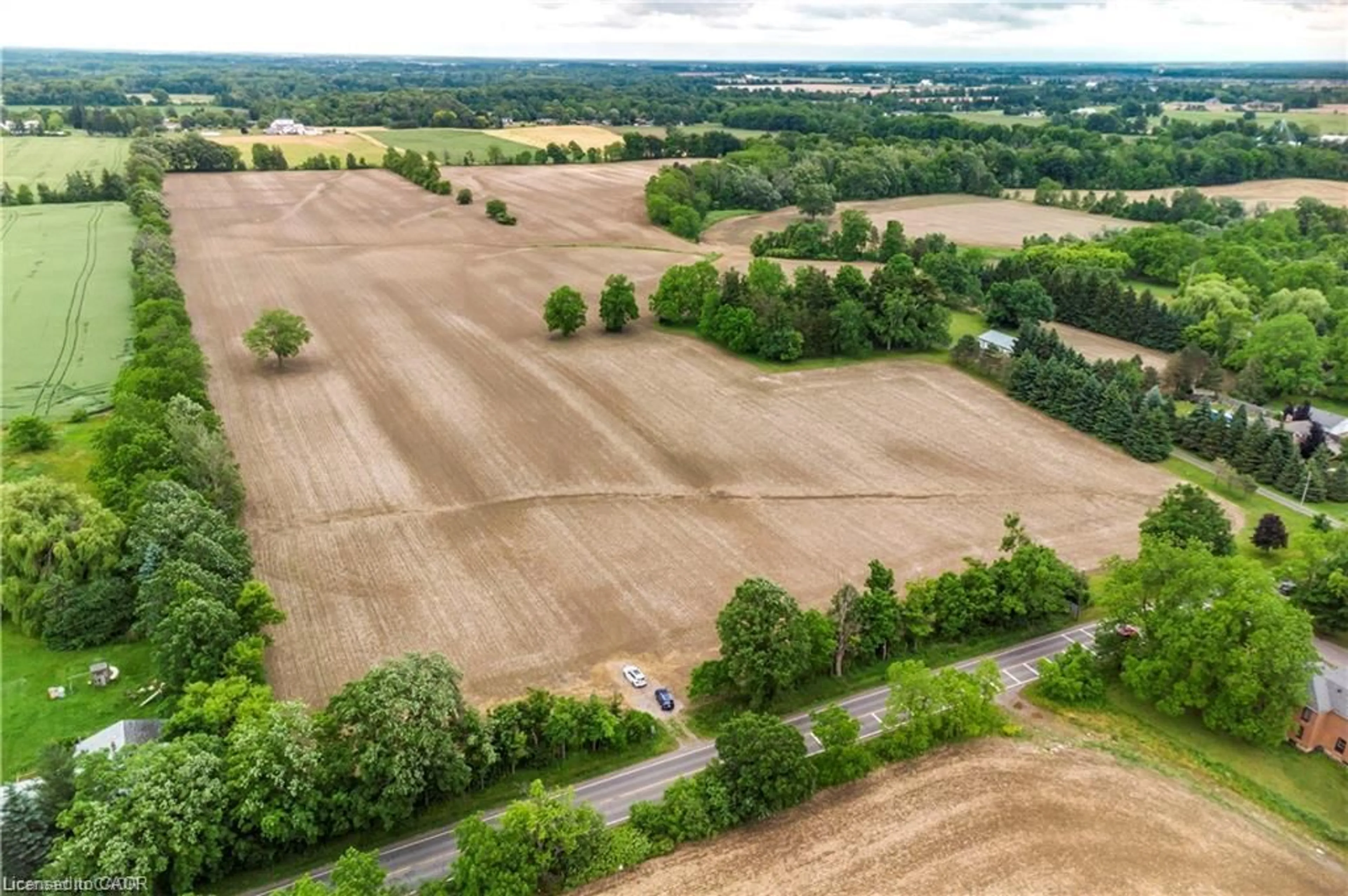 A pic from outside/outdoor area/front of a property/back of a property/a pic from drone, forest/trees view for 1283 Trinity Church Rd, 1000 Islands Ontario L0R 1P0