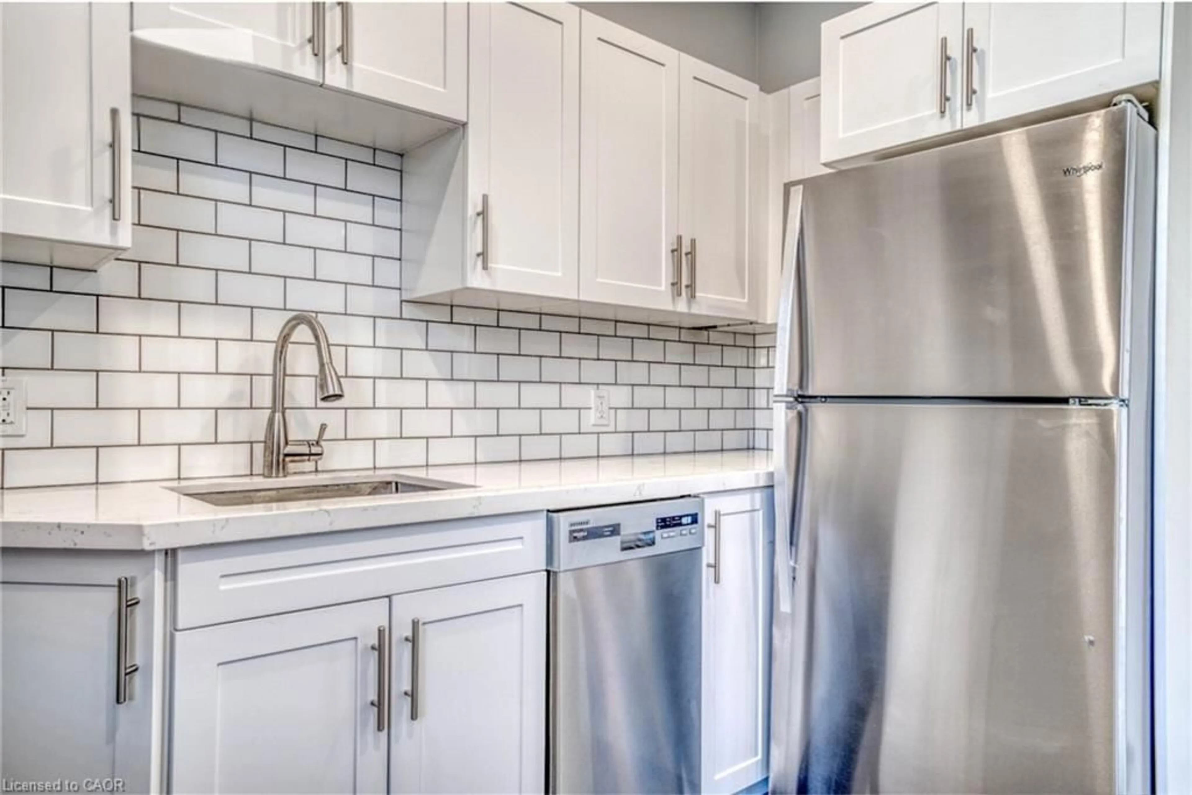 Standard kitchen, ceramic/tile floor for 23 Gibson Ave, Hamilton Ontario L8L 6J4