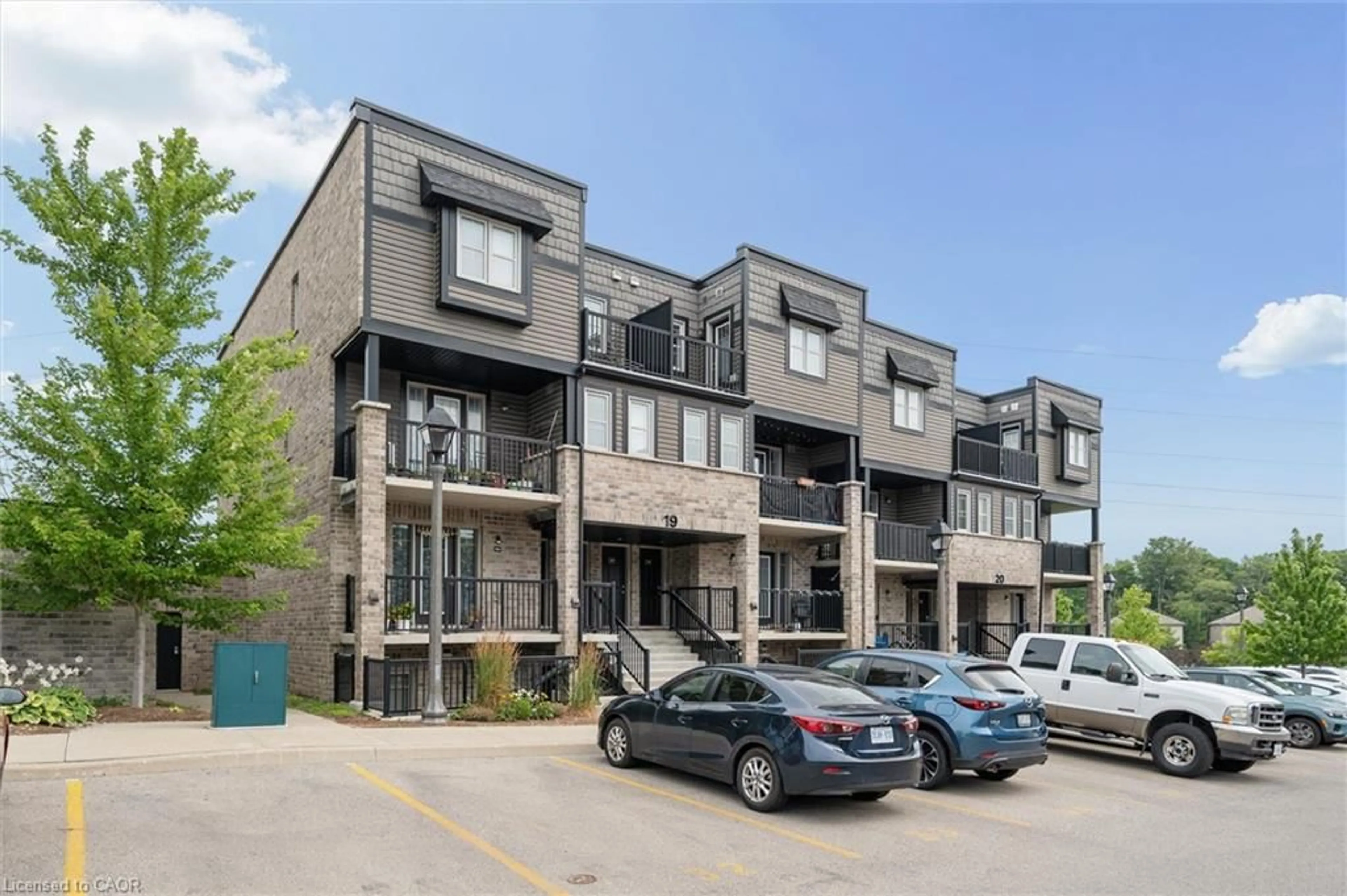 A pic from outside/outdoor area/front of a property/back of a property/a pic from drone, street for 1989 Ottawa St #19D, Kitchener Ontario N2E 0G7