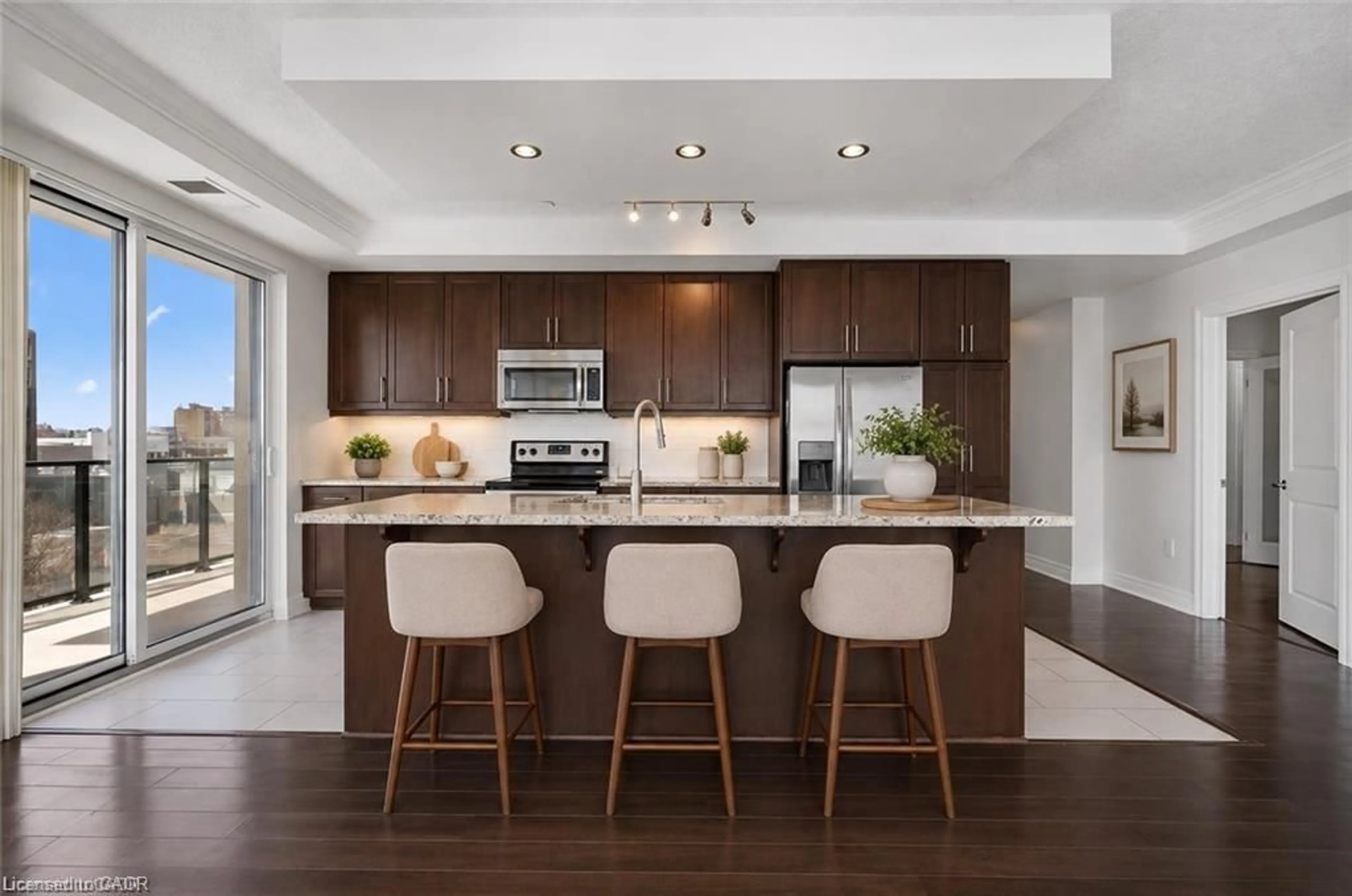 Open concept kitchen, unknown for 160 Macdonell St #607, Guelph Ontario N1H 2Z6
