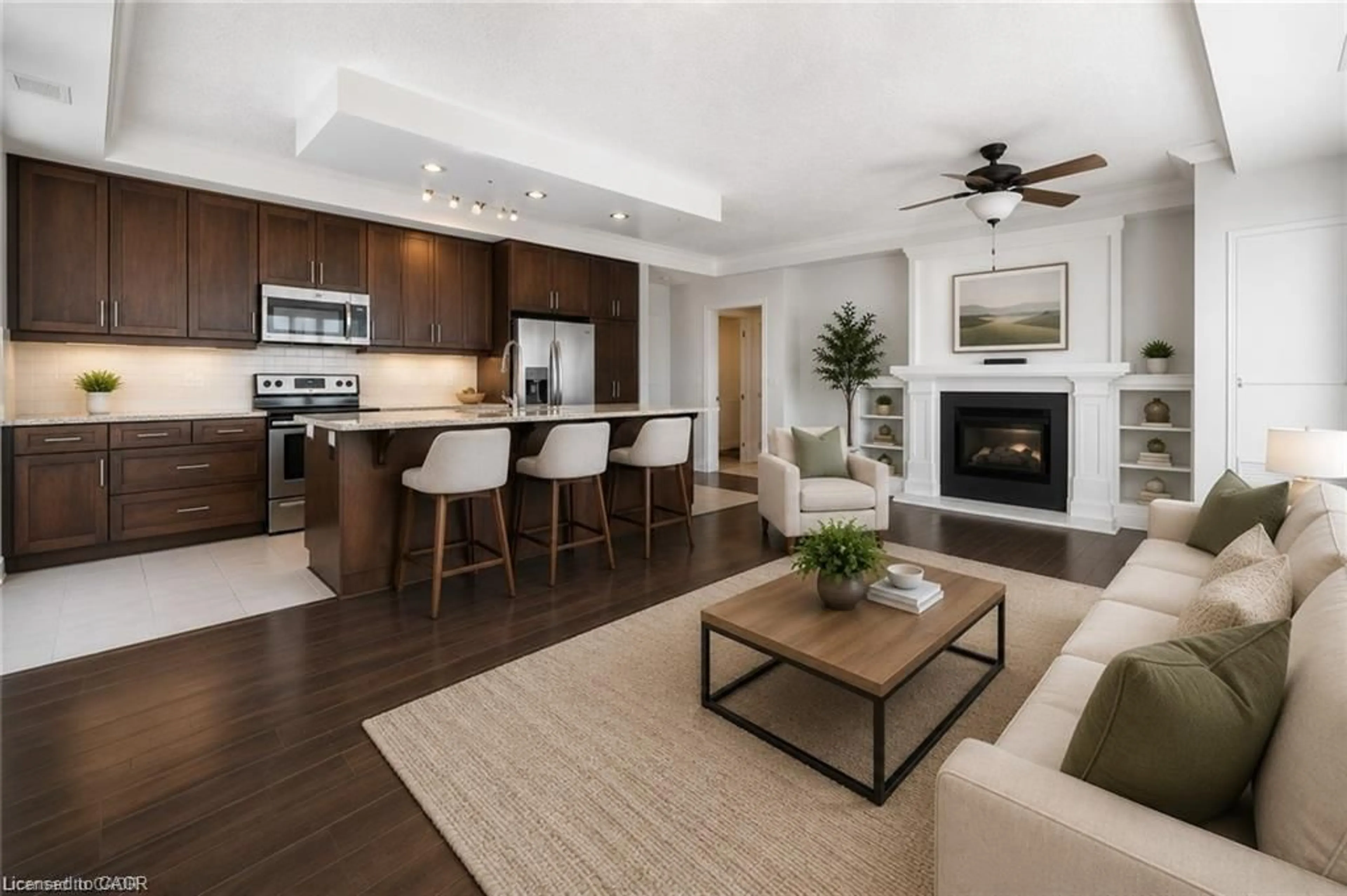 Open concept kitchen, unknown for 160 Macdonell St #607, Guelph Ontario N1H 2Z6